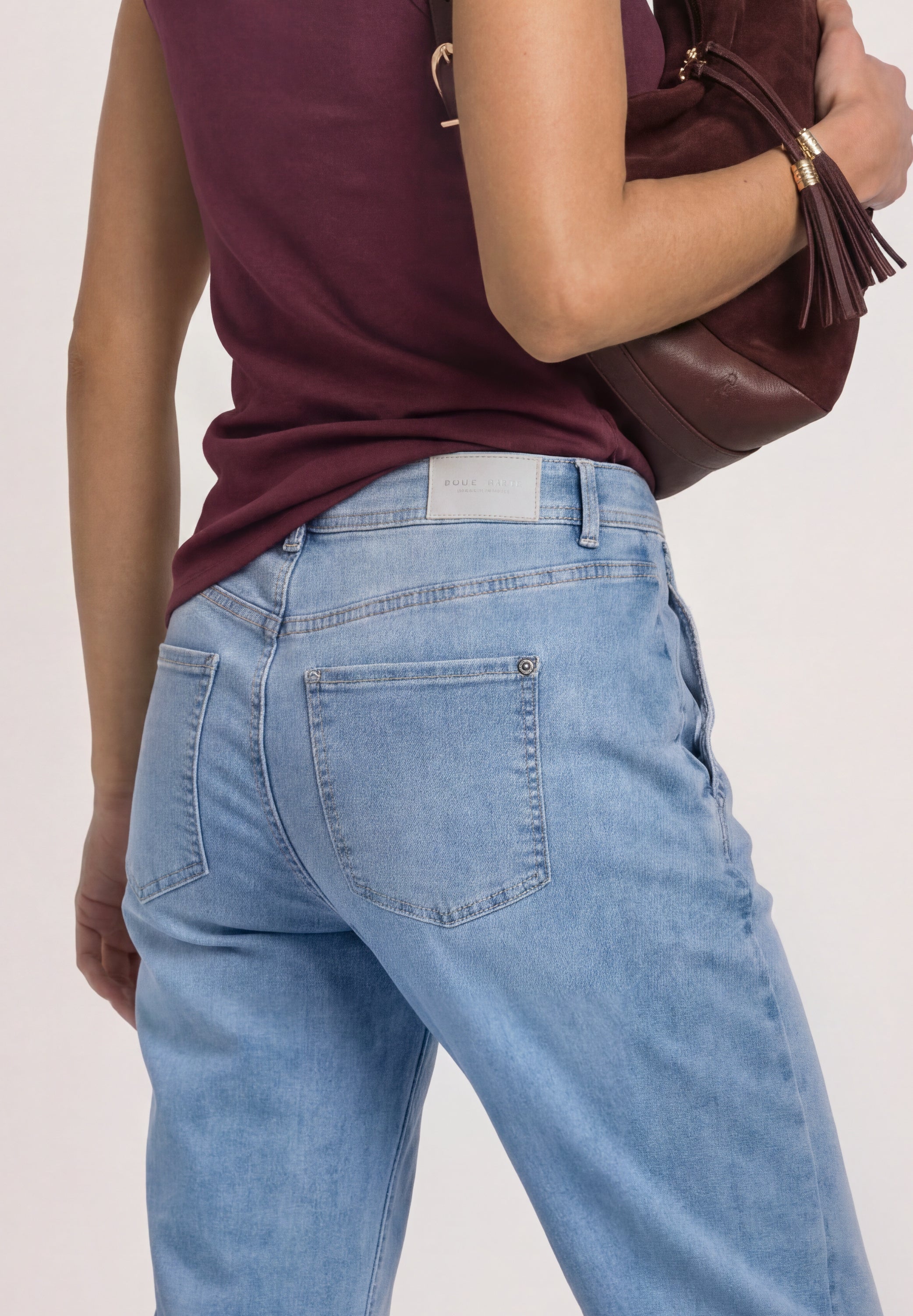 Street One Damen Hosen Light Blu