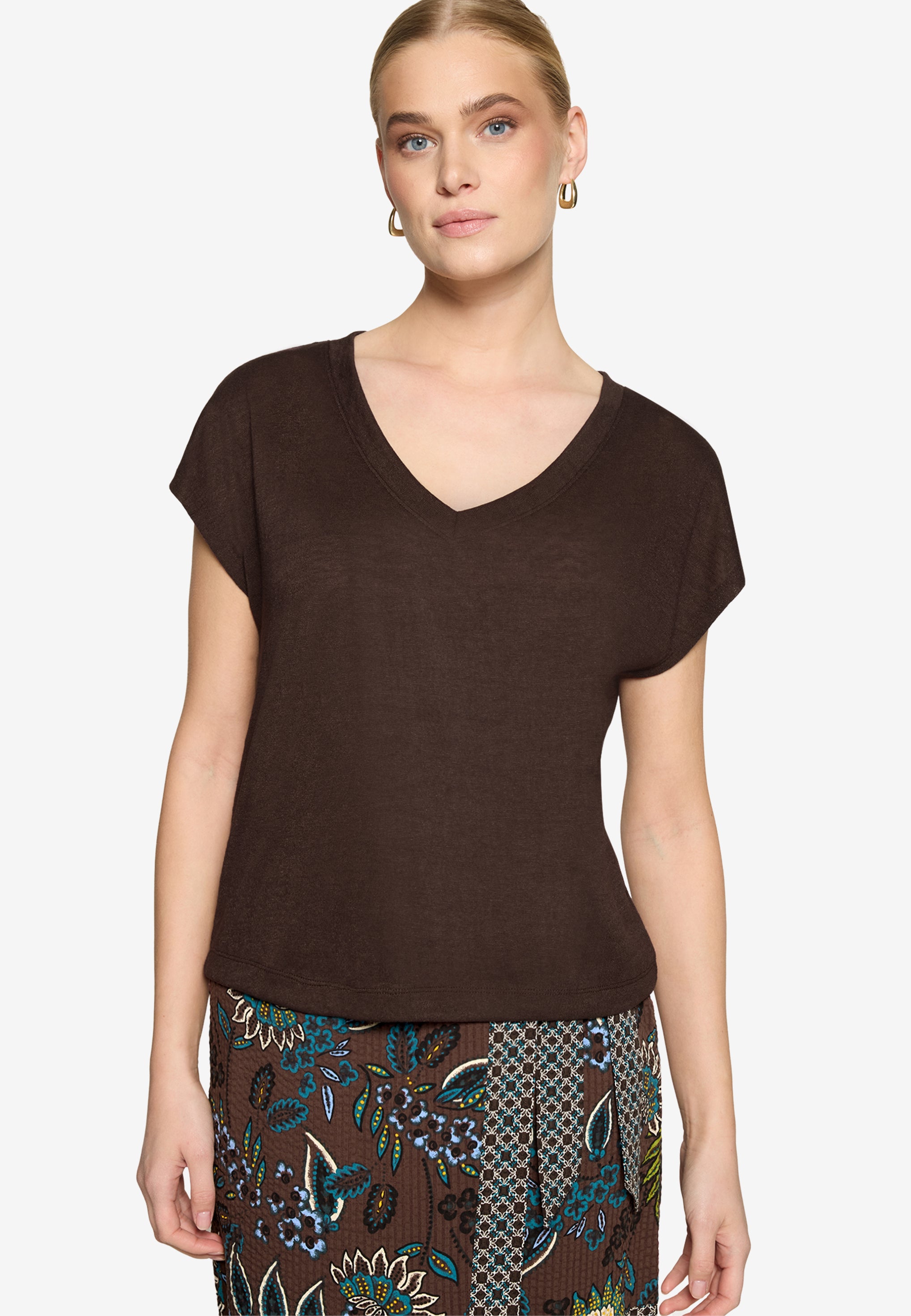Zero Damen Tops Chocolate Plum