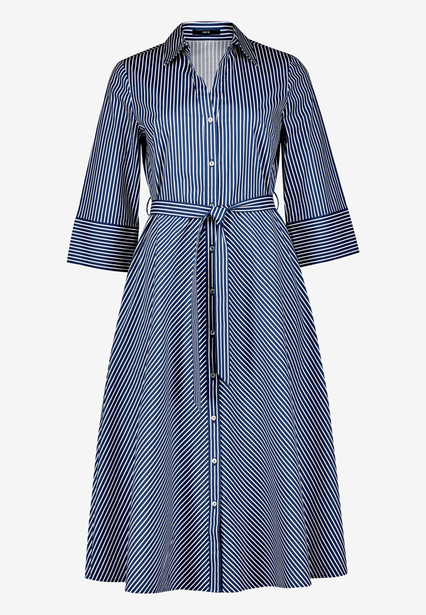Zero Damen Kleider Dark Blue/White