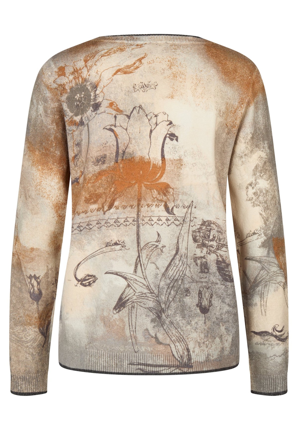 Rabe Damen Pullover Schiefer