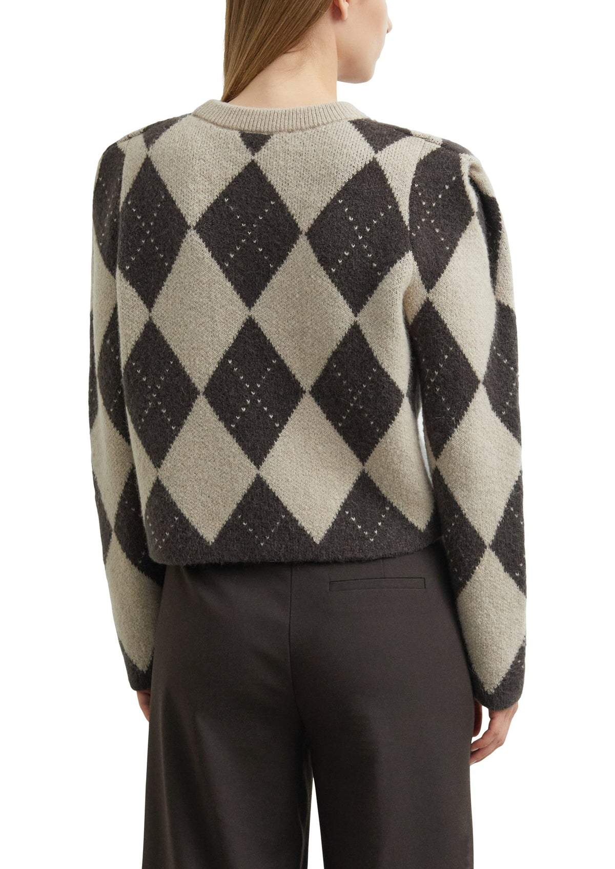 Comma Damen Pullover J Brown