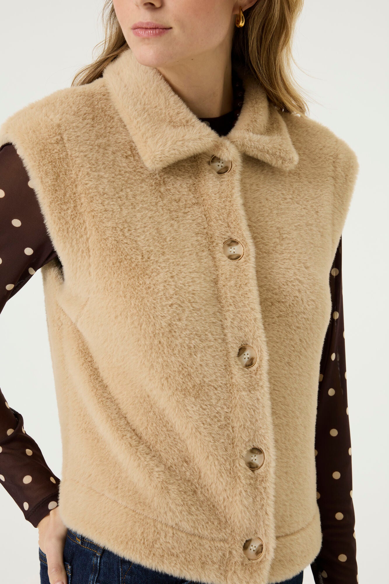 Garcia Damen Blazer Winter Camel