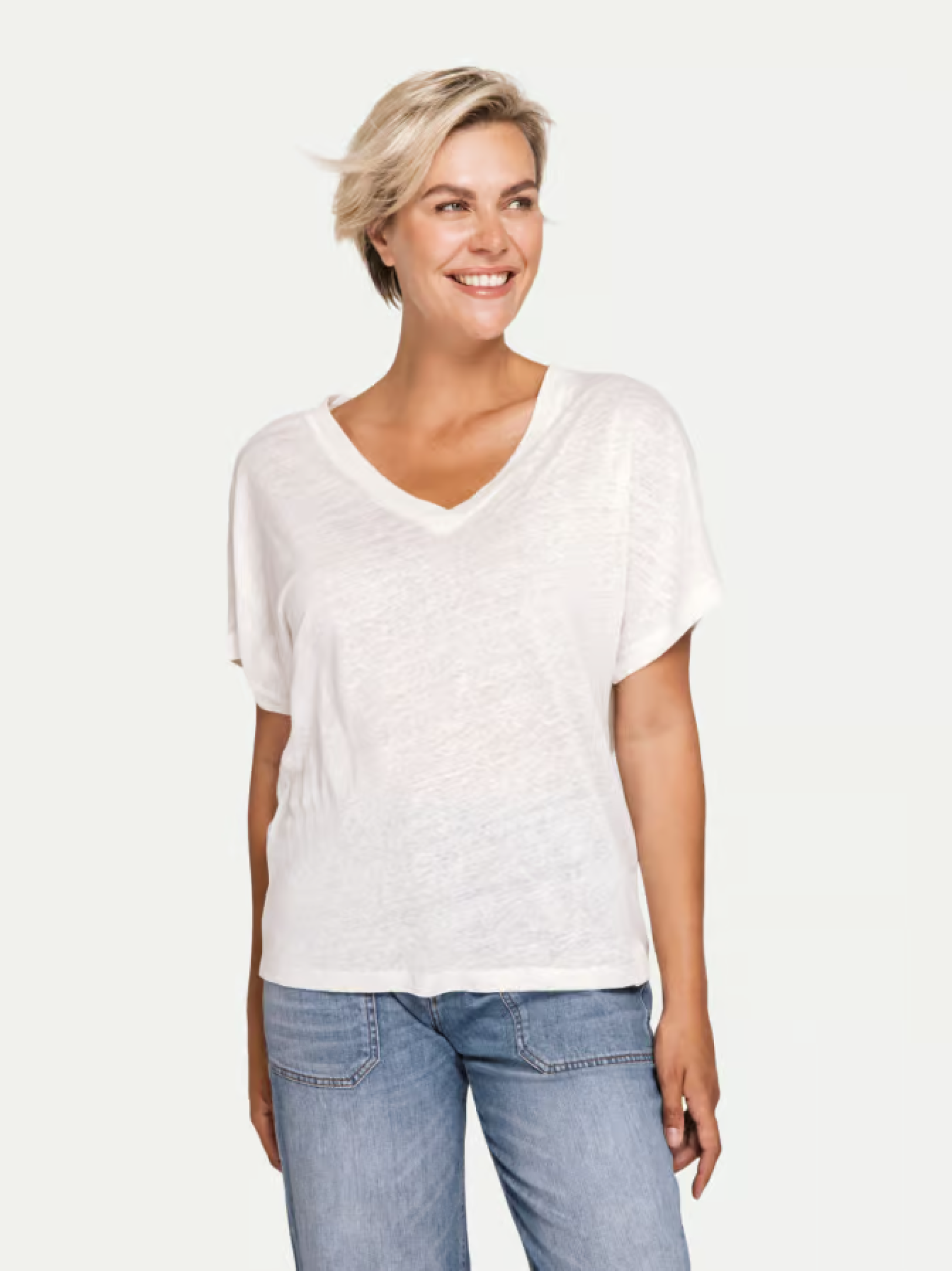 Zhrill Damen T-Shirts Off White