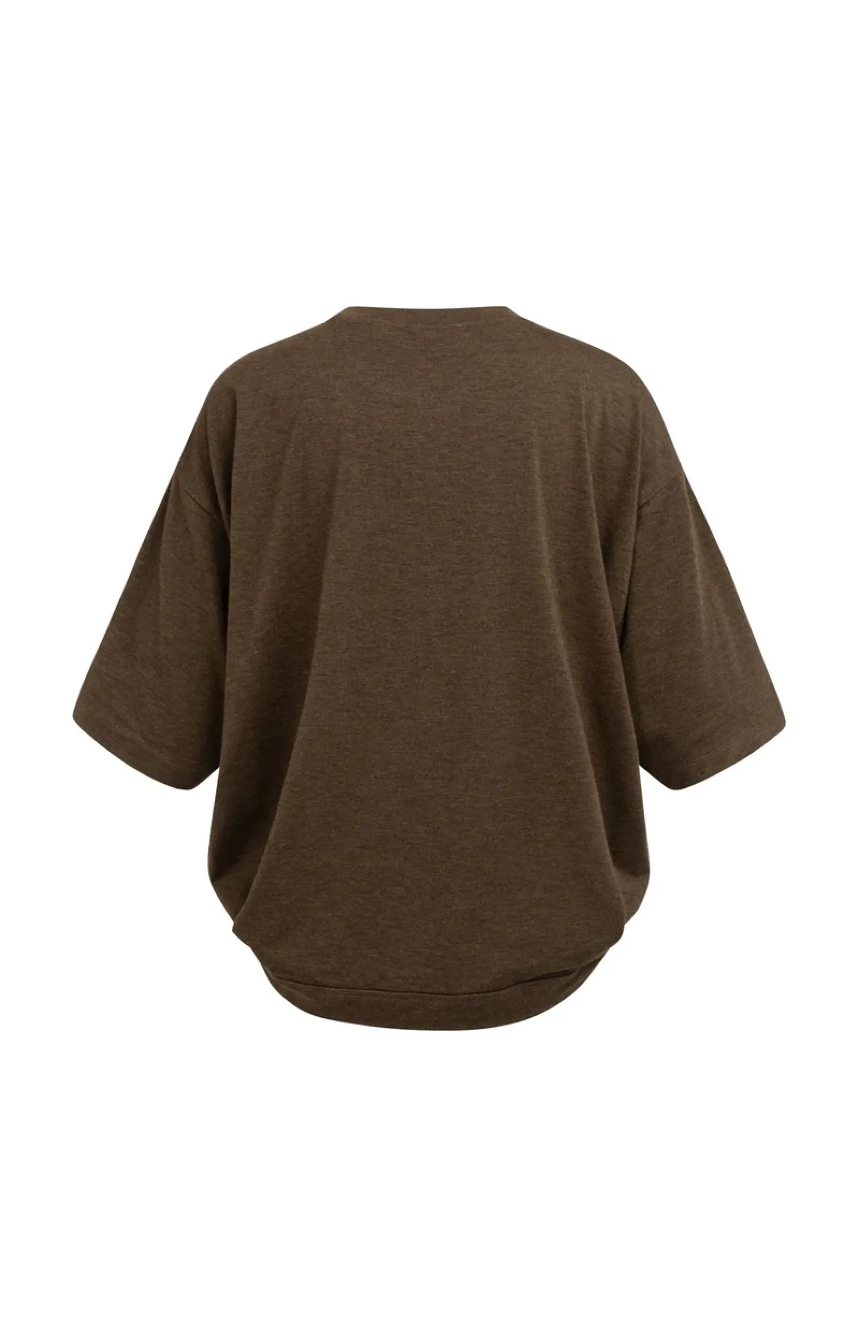 Oversize-Jersey-Top mit Ballonrücken-Detail