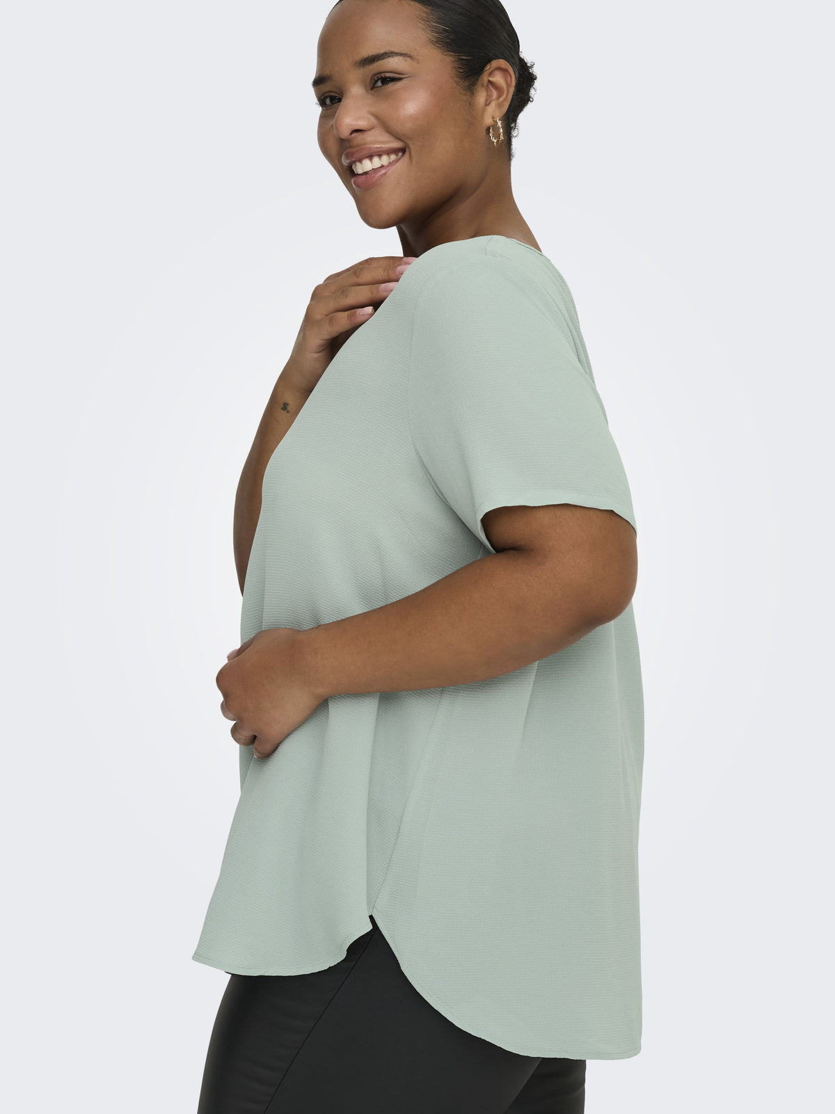 Only Carmakoma Damen T-Shirts Jadeite