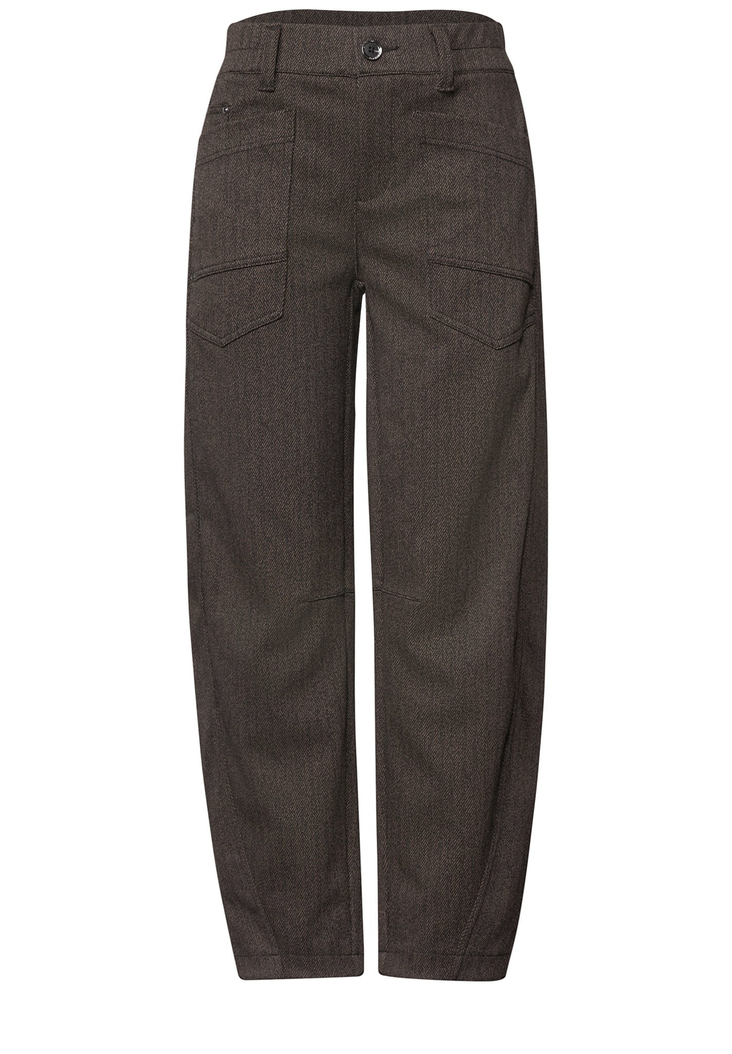 Street One Damen Hosen Black Cof