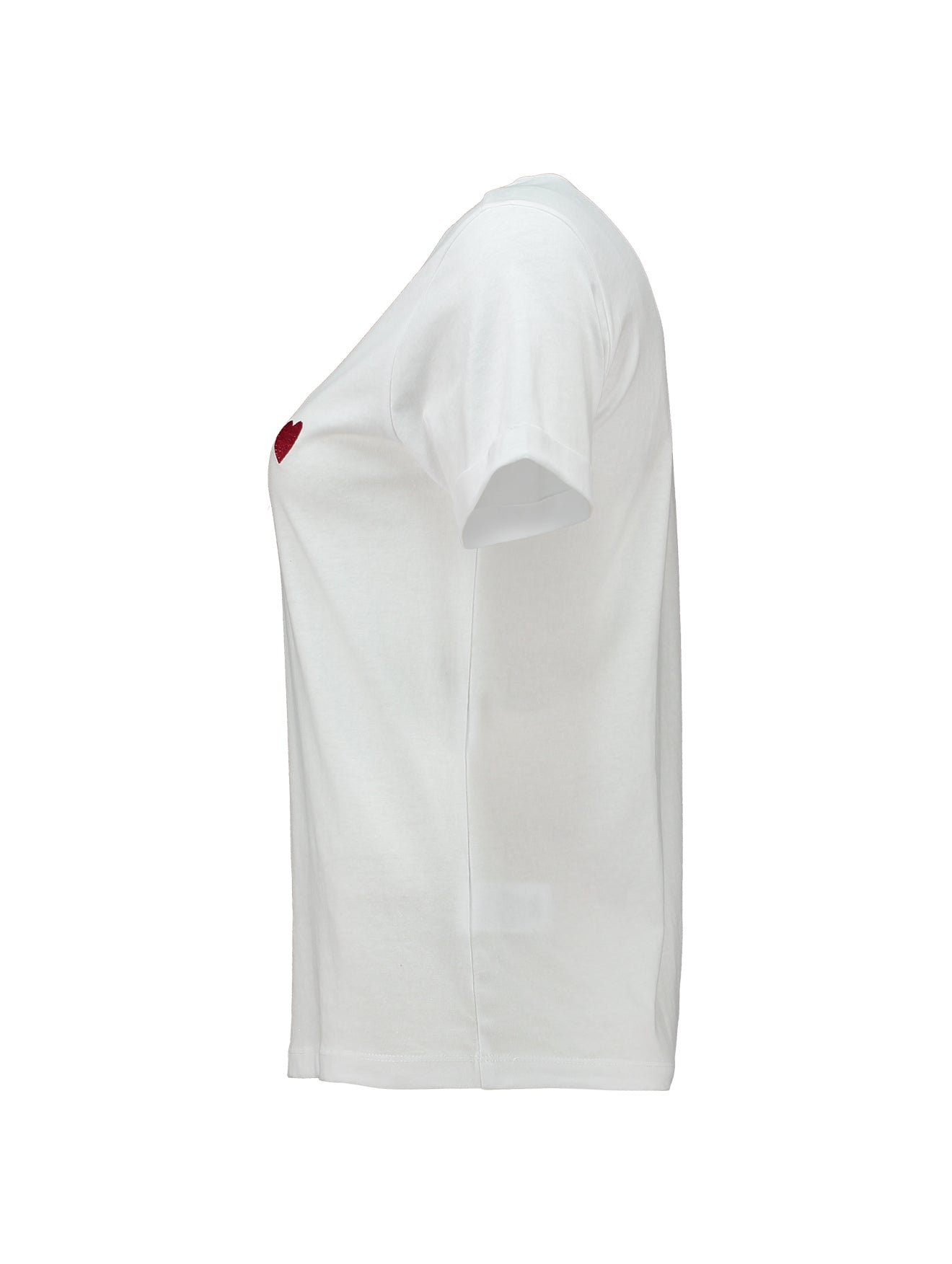 Haily's Damen T-Shirts White/Dred Hear