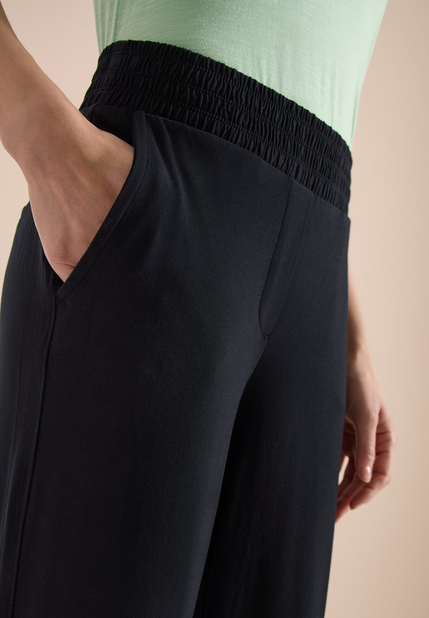 Cecil Damen Hosen Black
