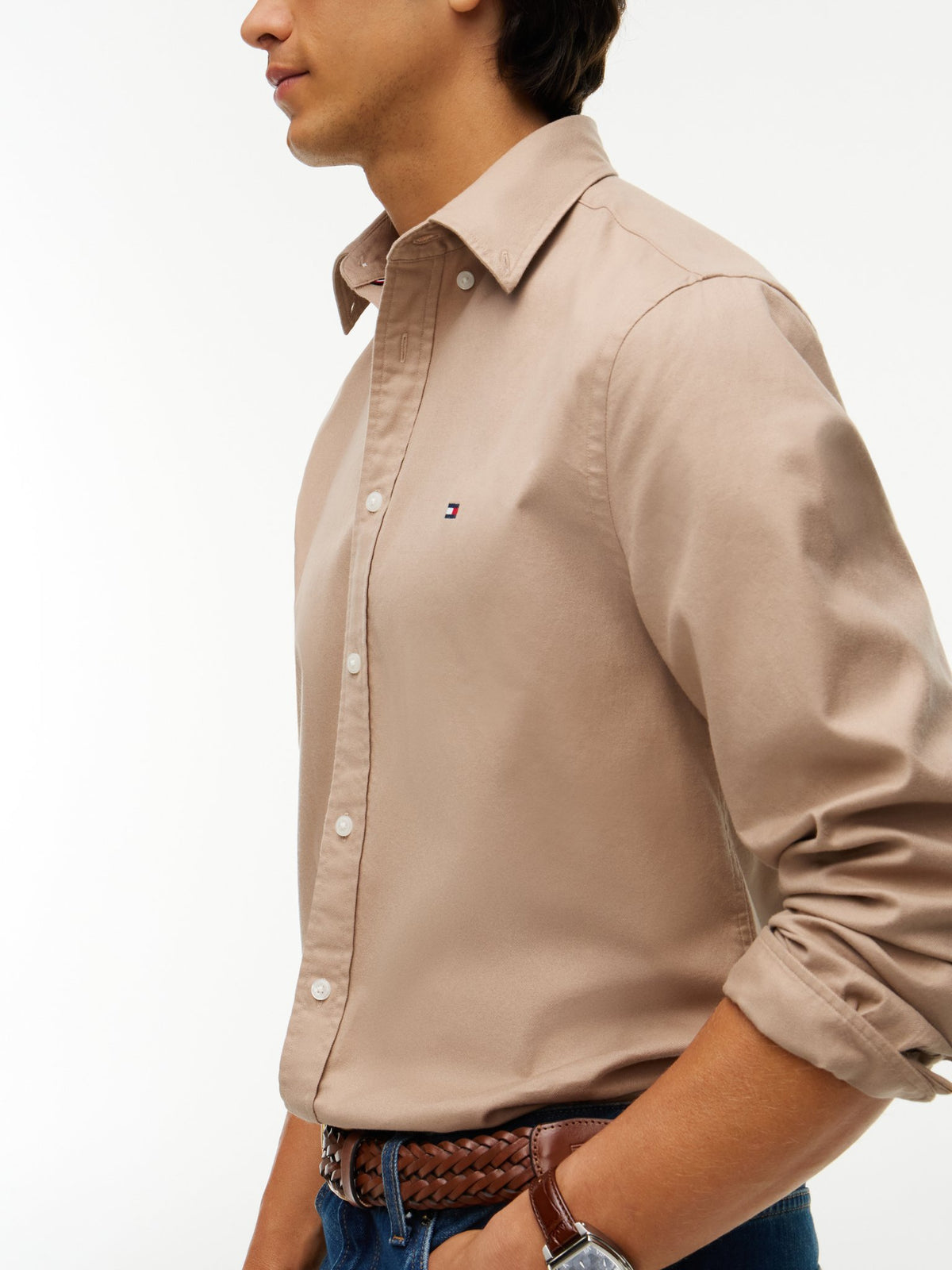 Tommy Hilfiger Herren Hemden Afe Beige
