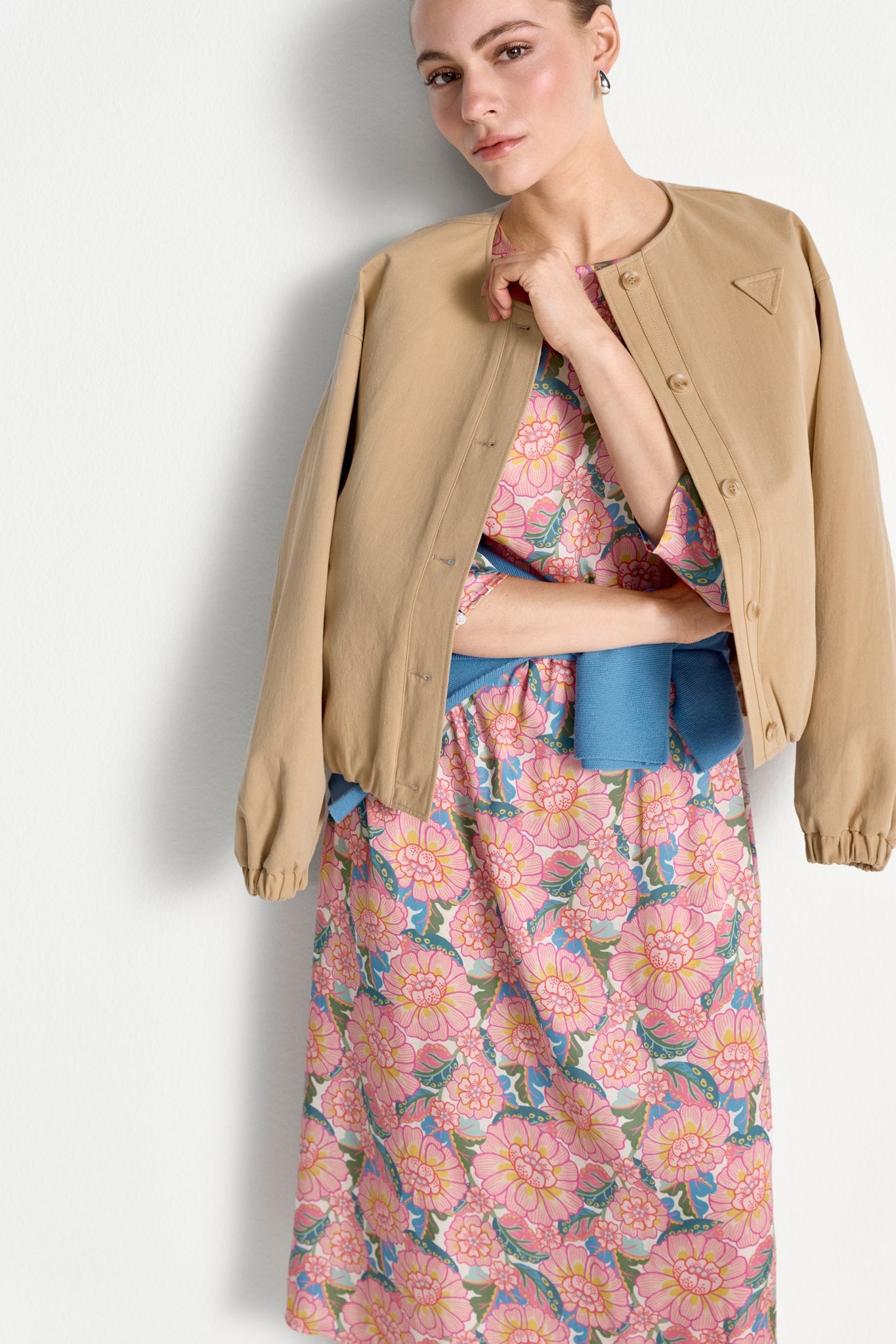 Rich & Royal Damen Kleider Soft Papaya