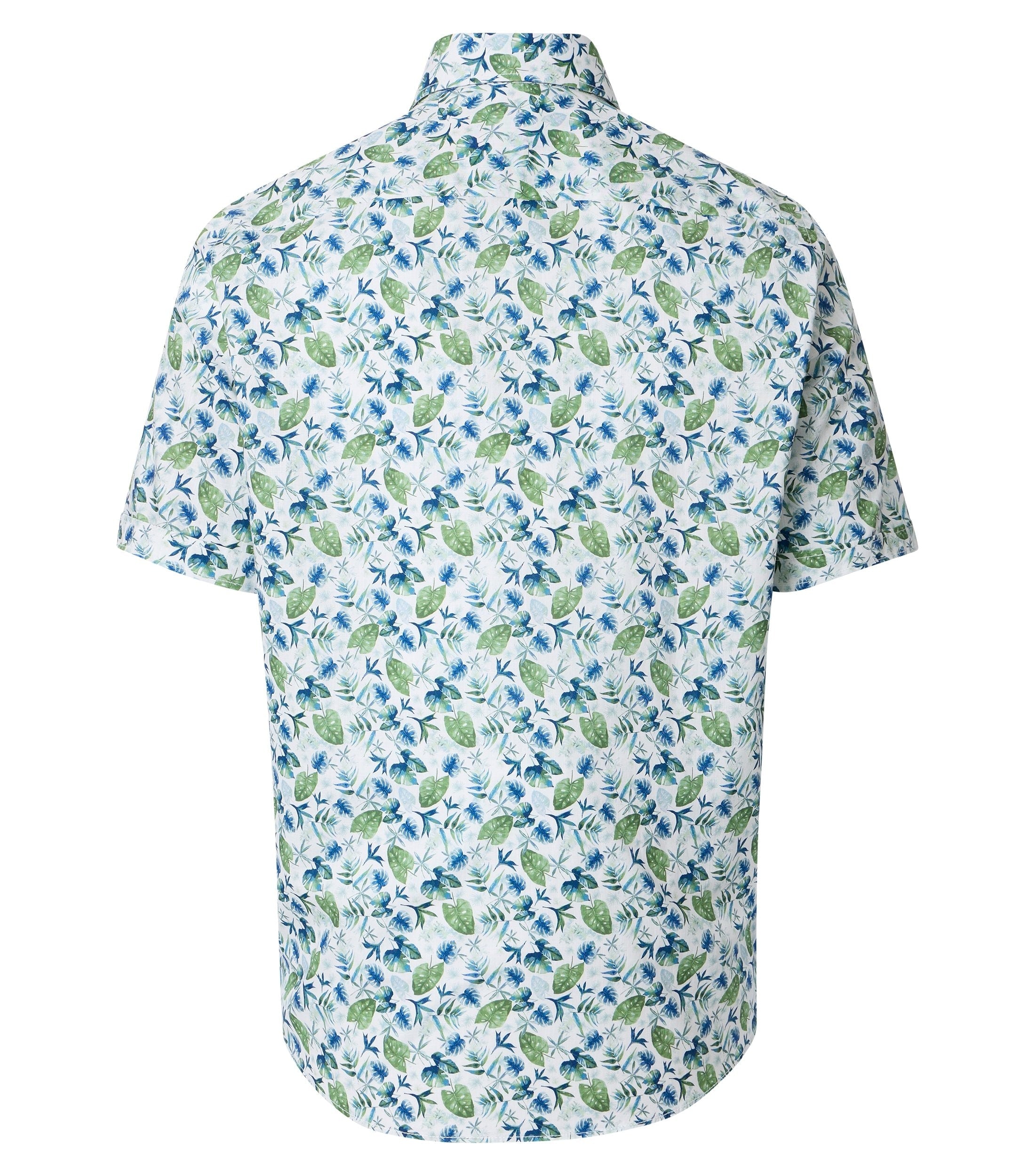 Casa Moda Herren Hemden kurz Gruen