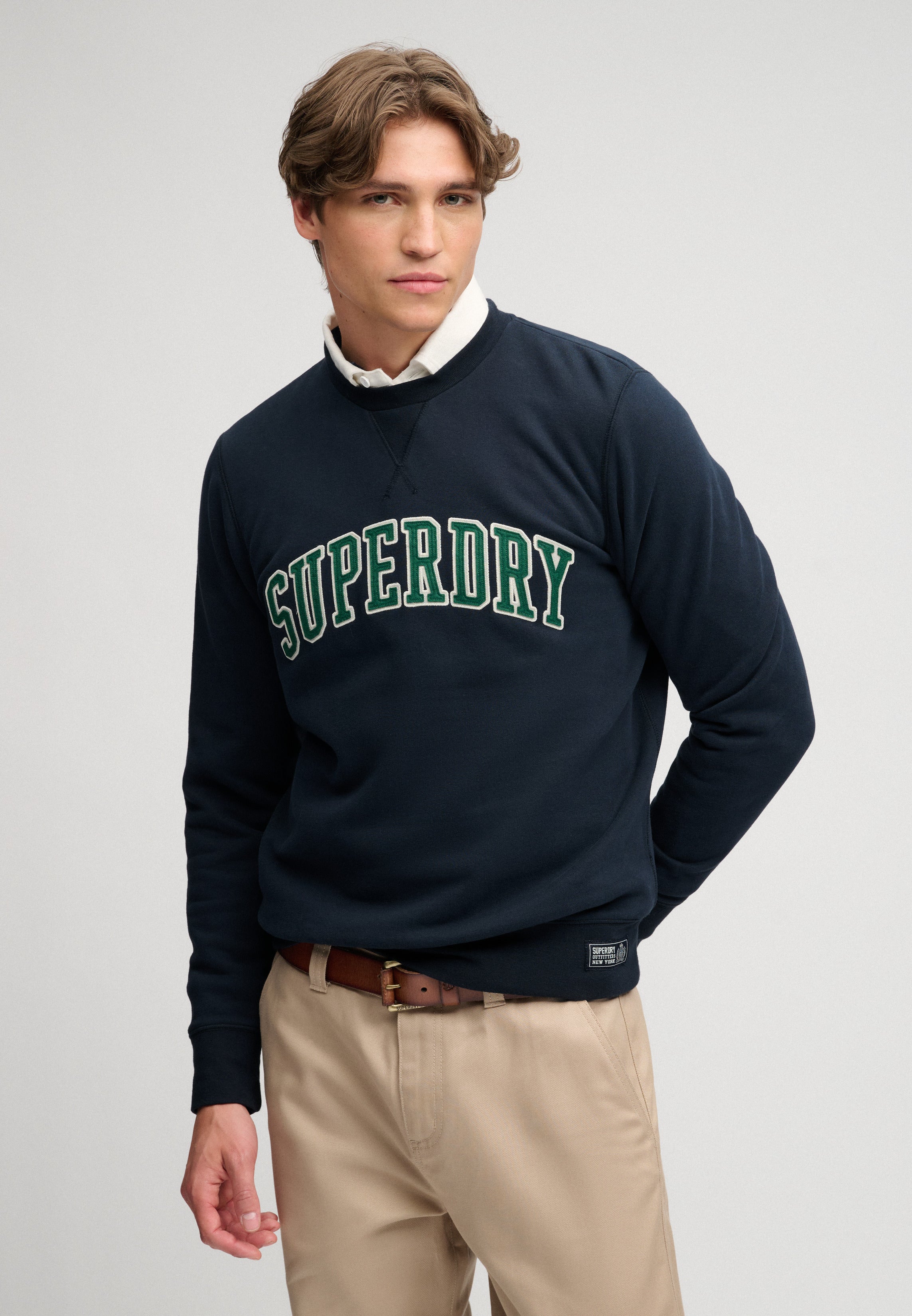 Superdry Men Herren Sweatshirts T Eclipse Nav