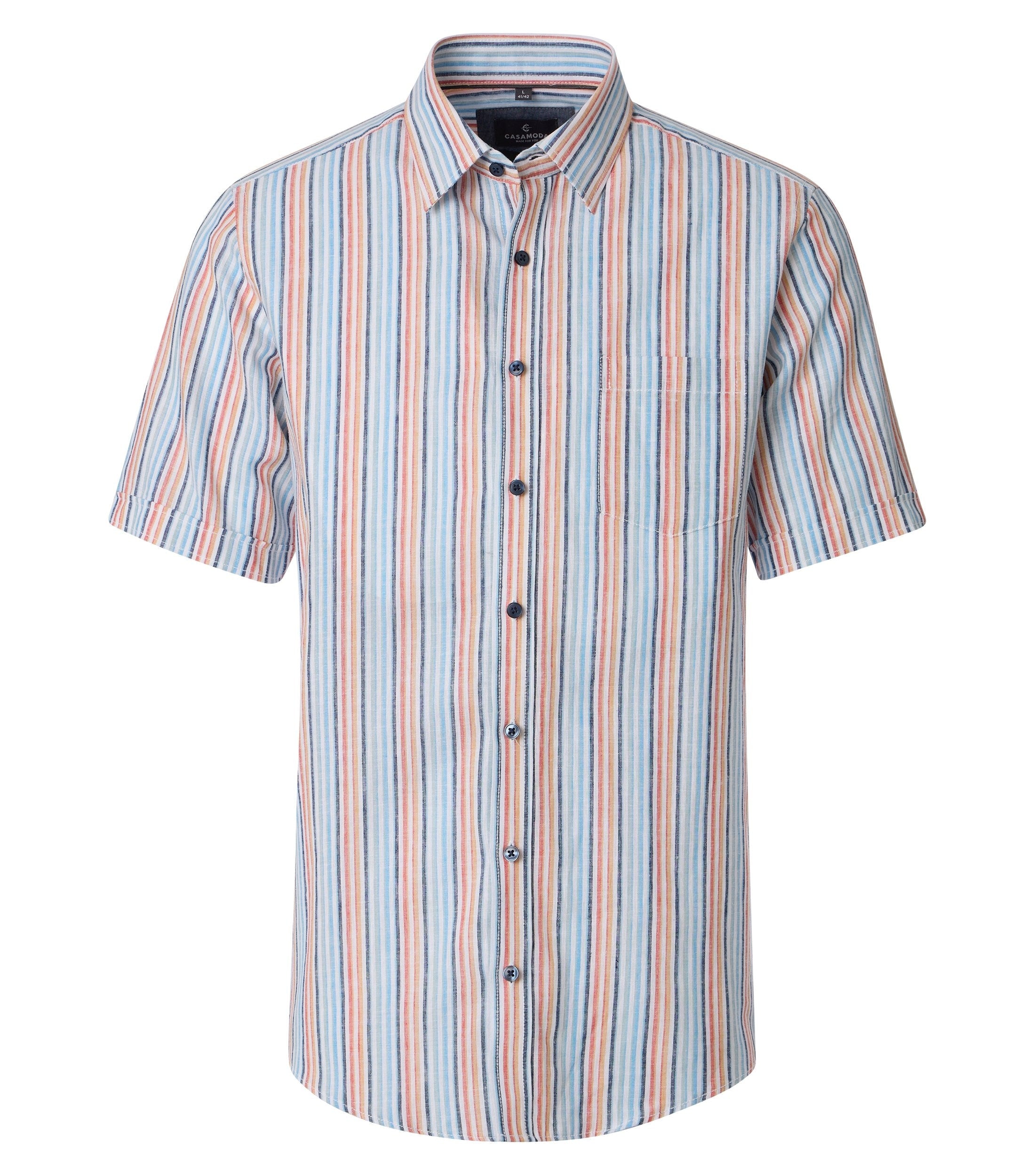 Casa Moda Herren Hemden kurz Tuerkis