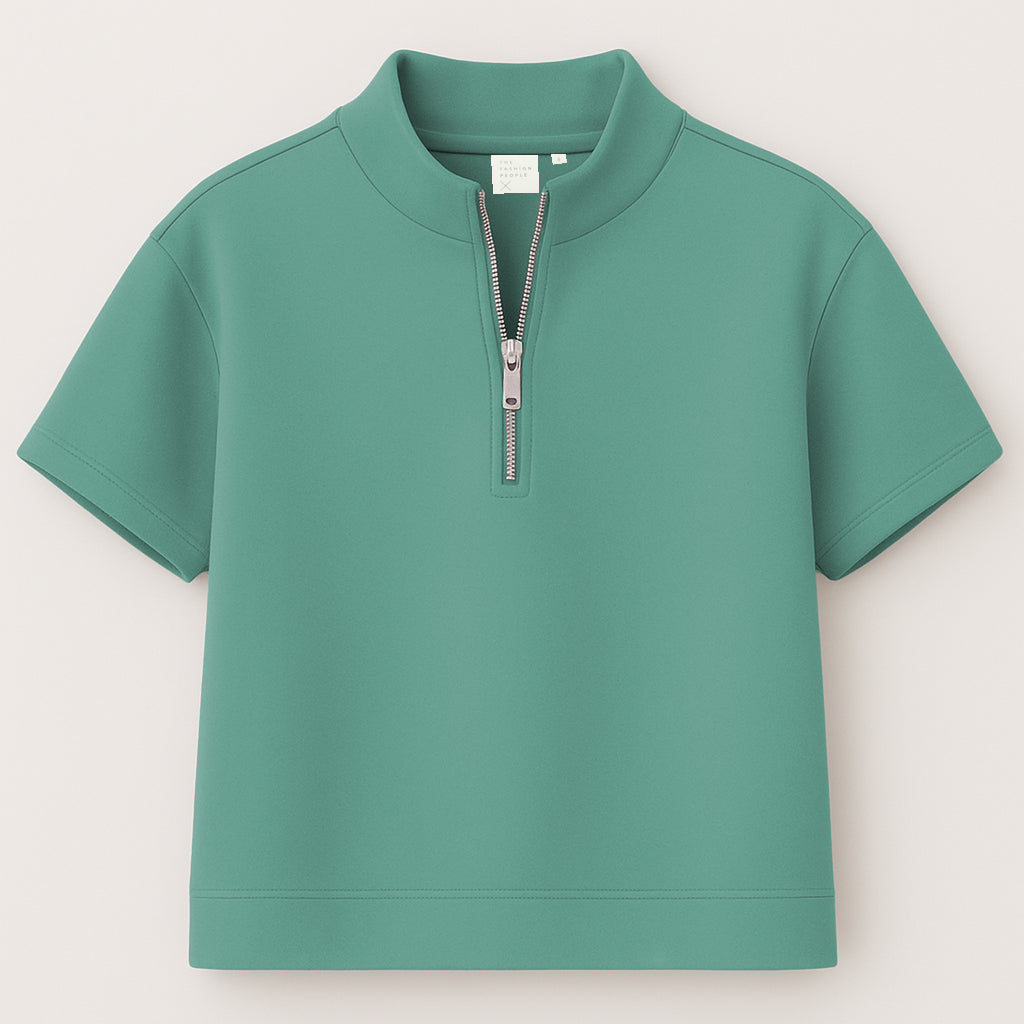 Fashion People Damen T-Shirts Green Glow