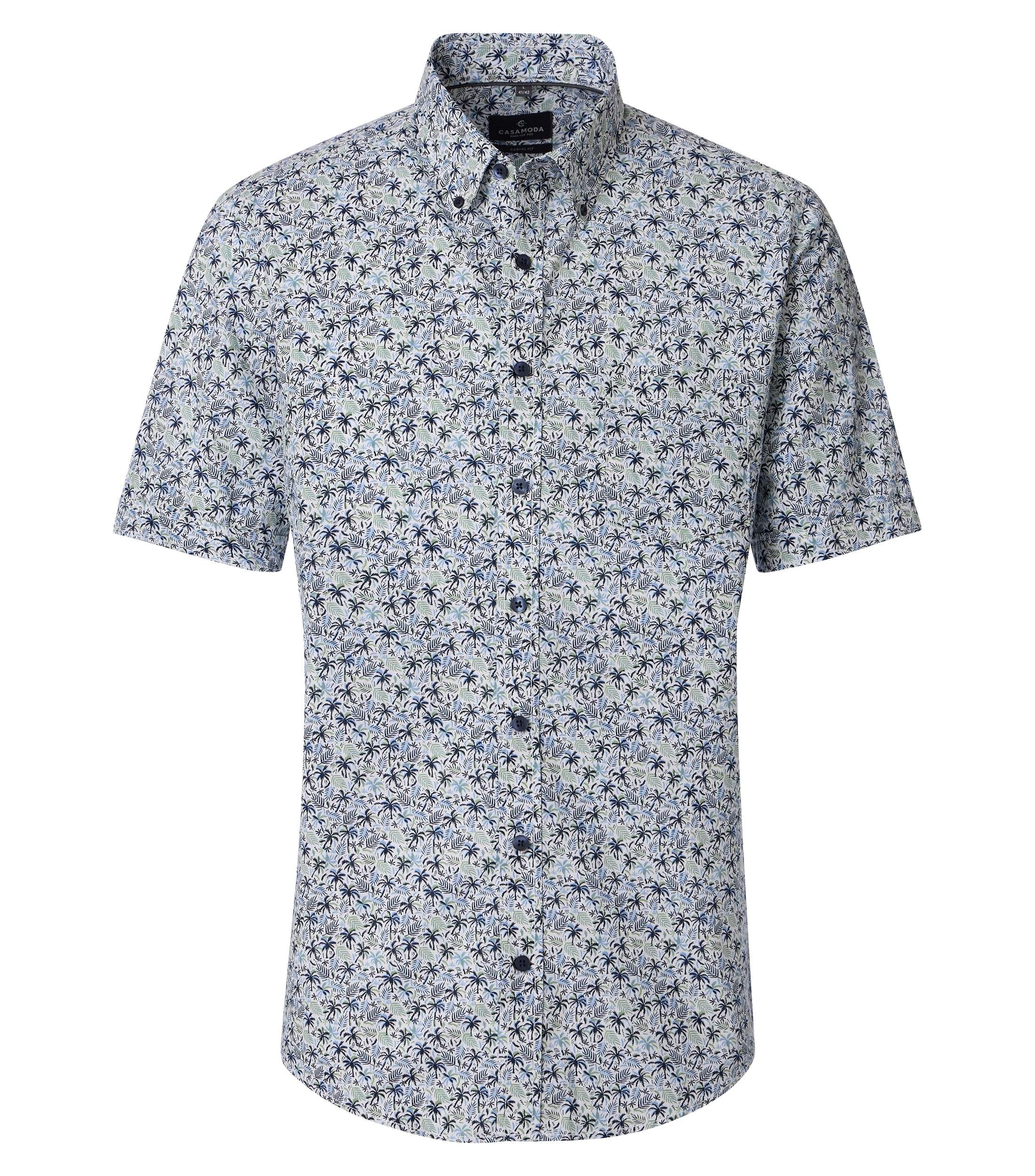 Casa Moda Herren Hemden kurz Blau