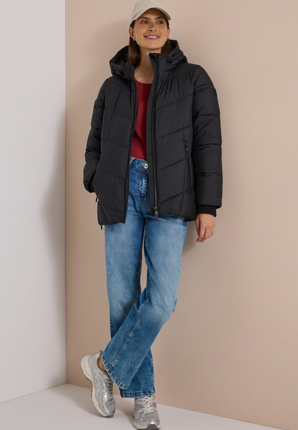 Cecil Damen Jacken Black