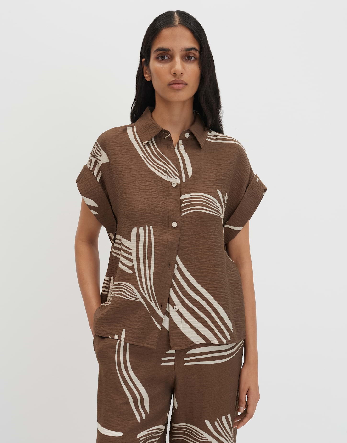 Someday Damen Blusen Hazelnut