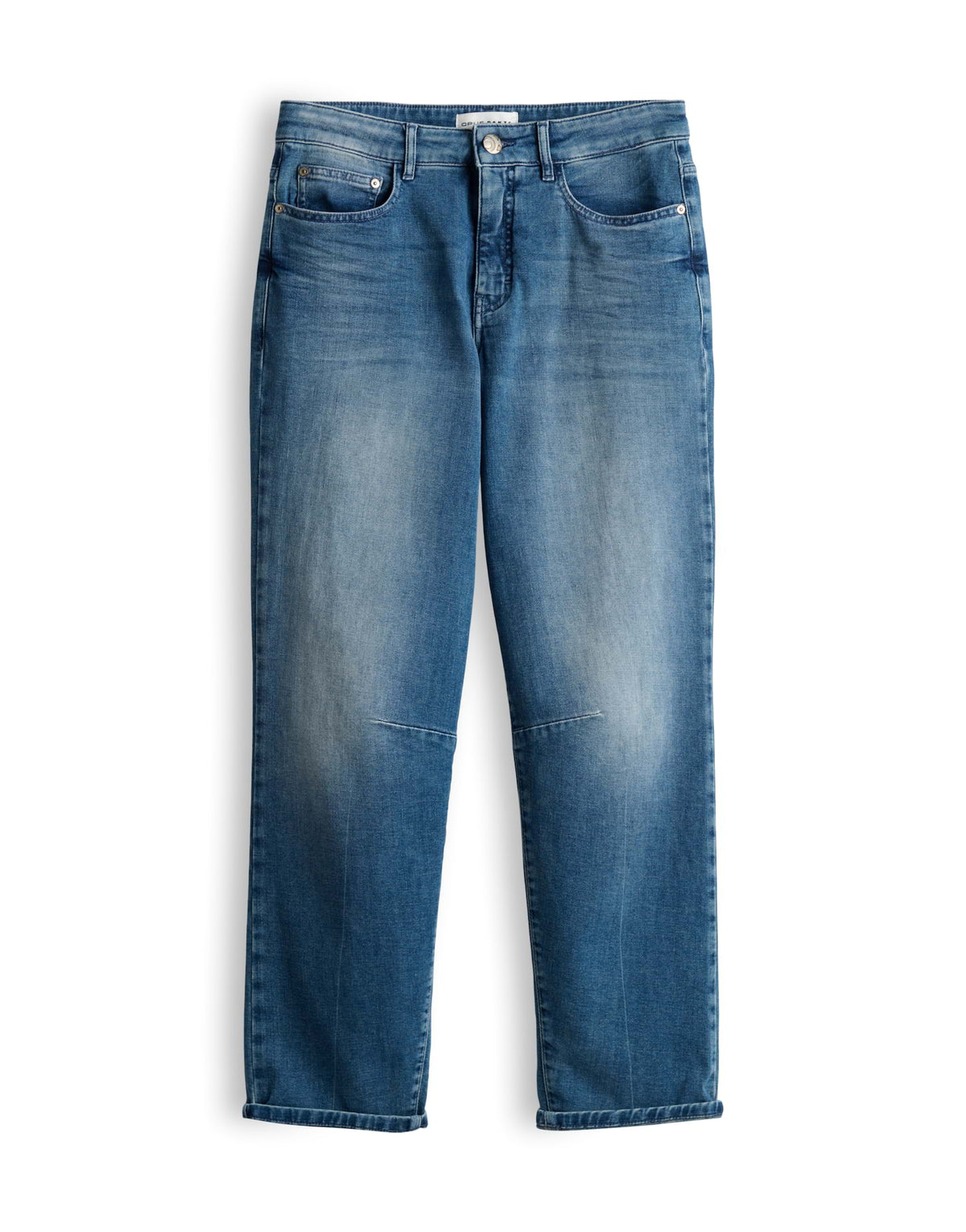 Opus Pants Damen Jeans Mid Blue