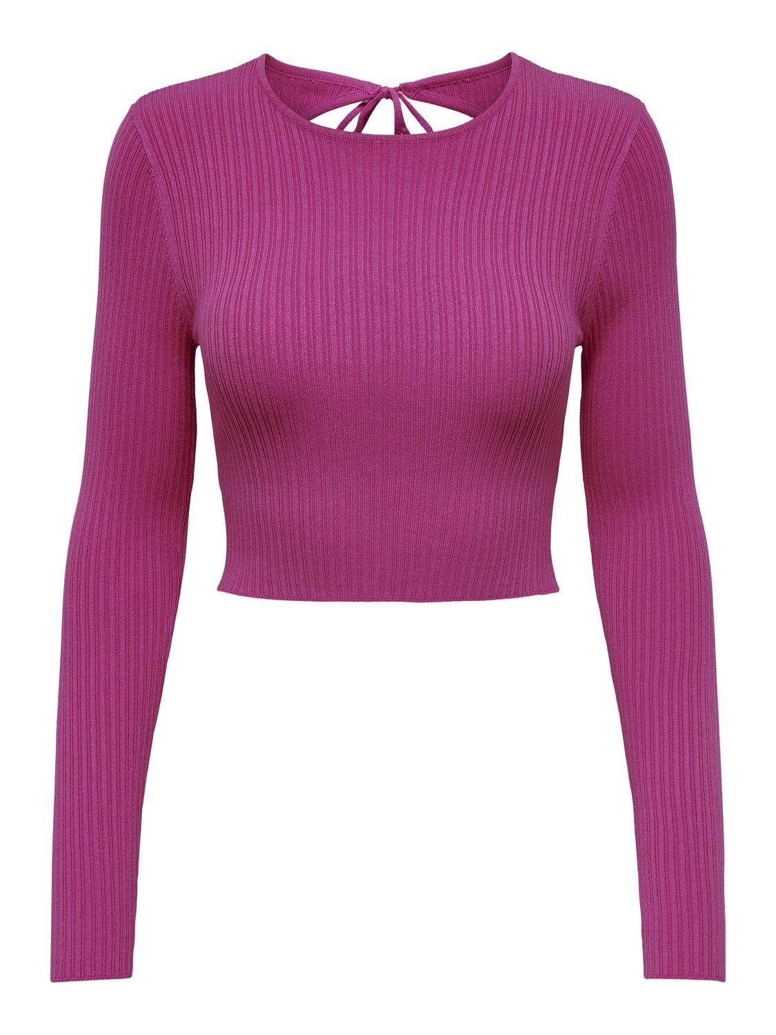only Damen Pullover Raspberry Rose