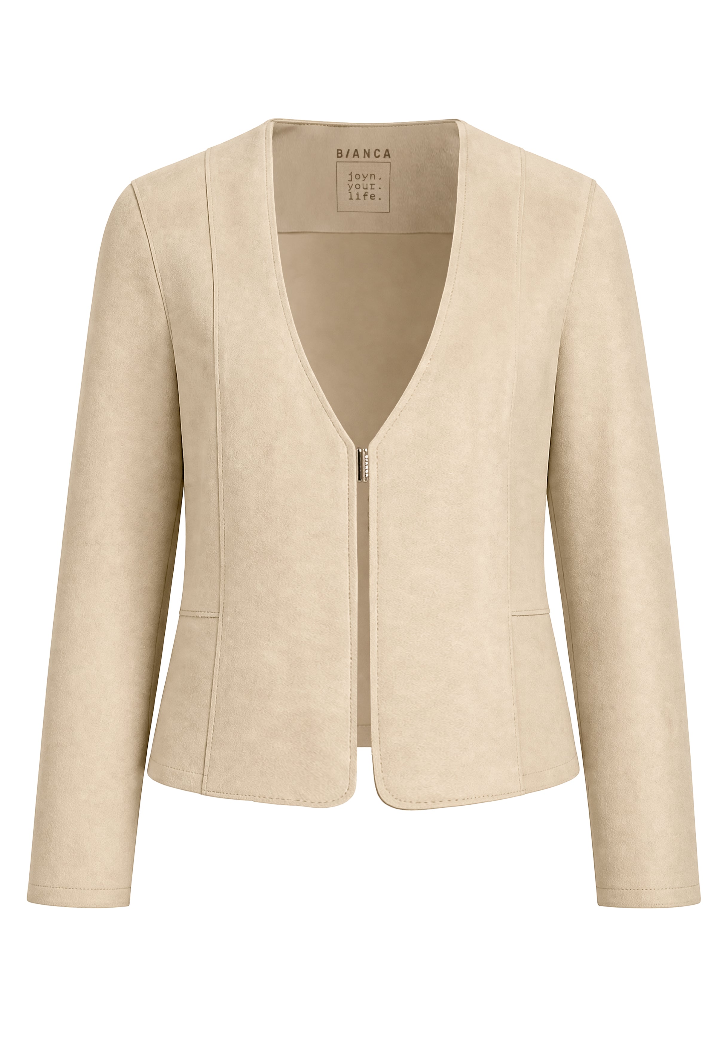 Bianca Damen Blazer Light Sherry