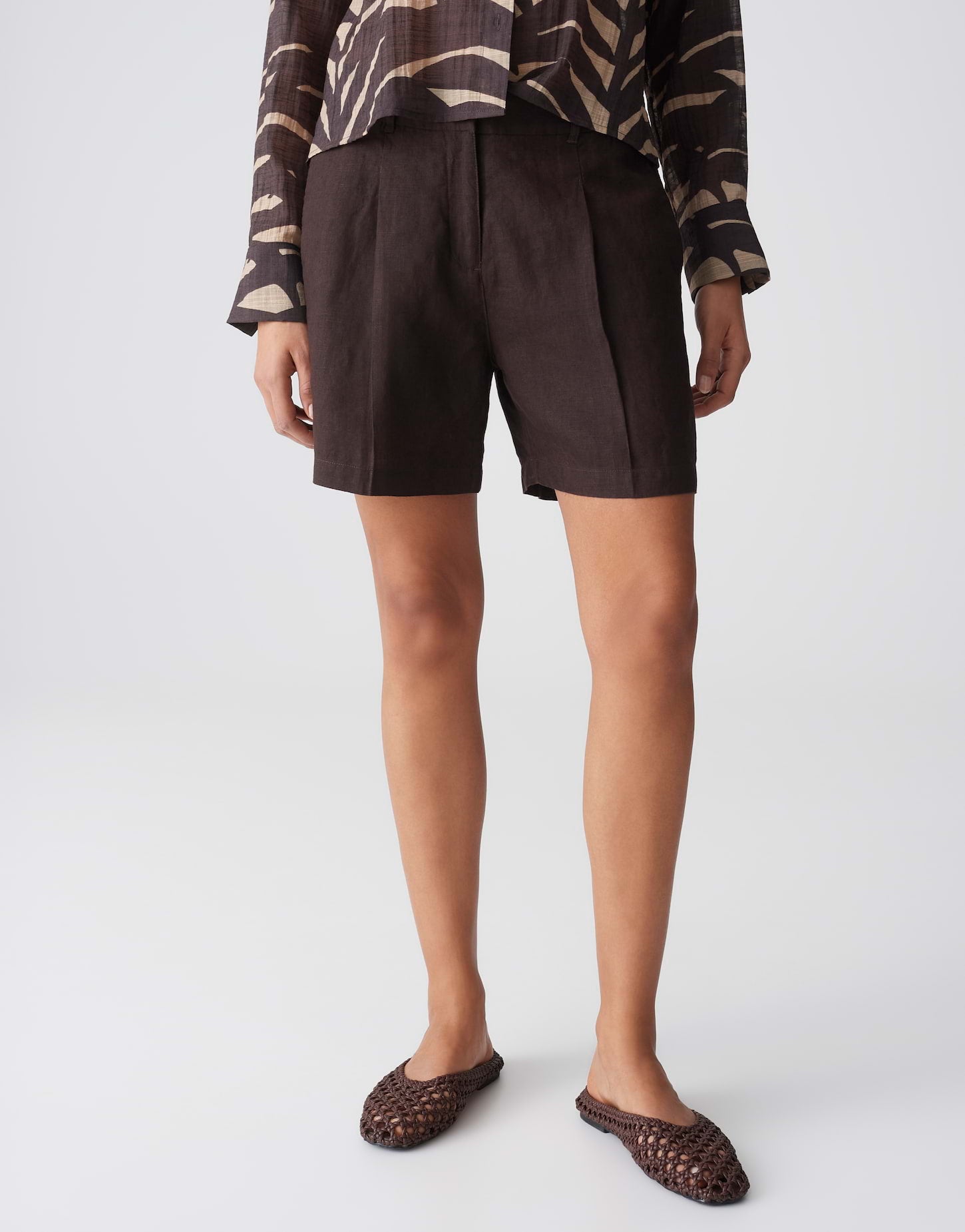 Opus Damen Shorts Affogato