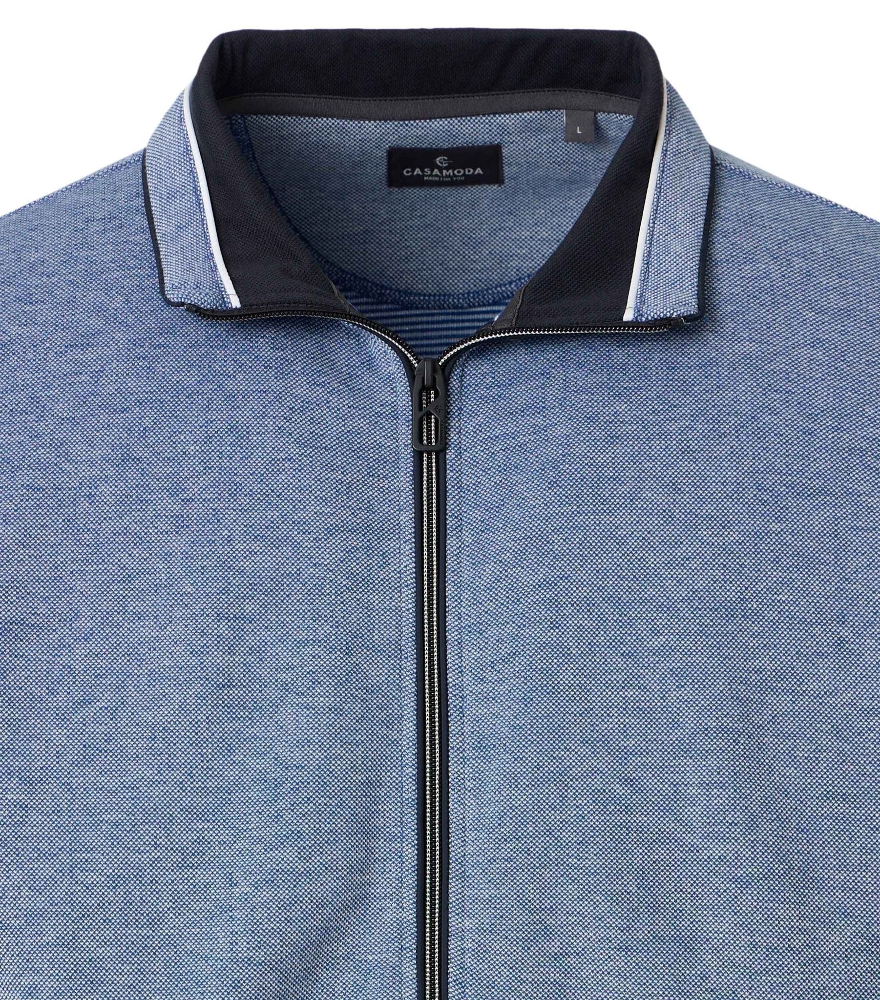 Casa Moda Herren Sweatjacken Blau