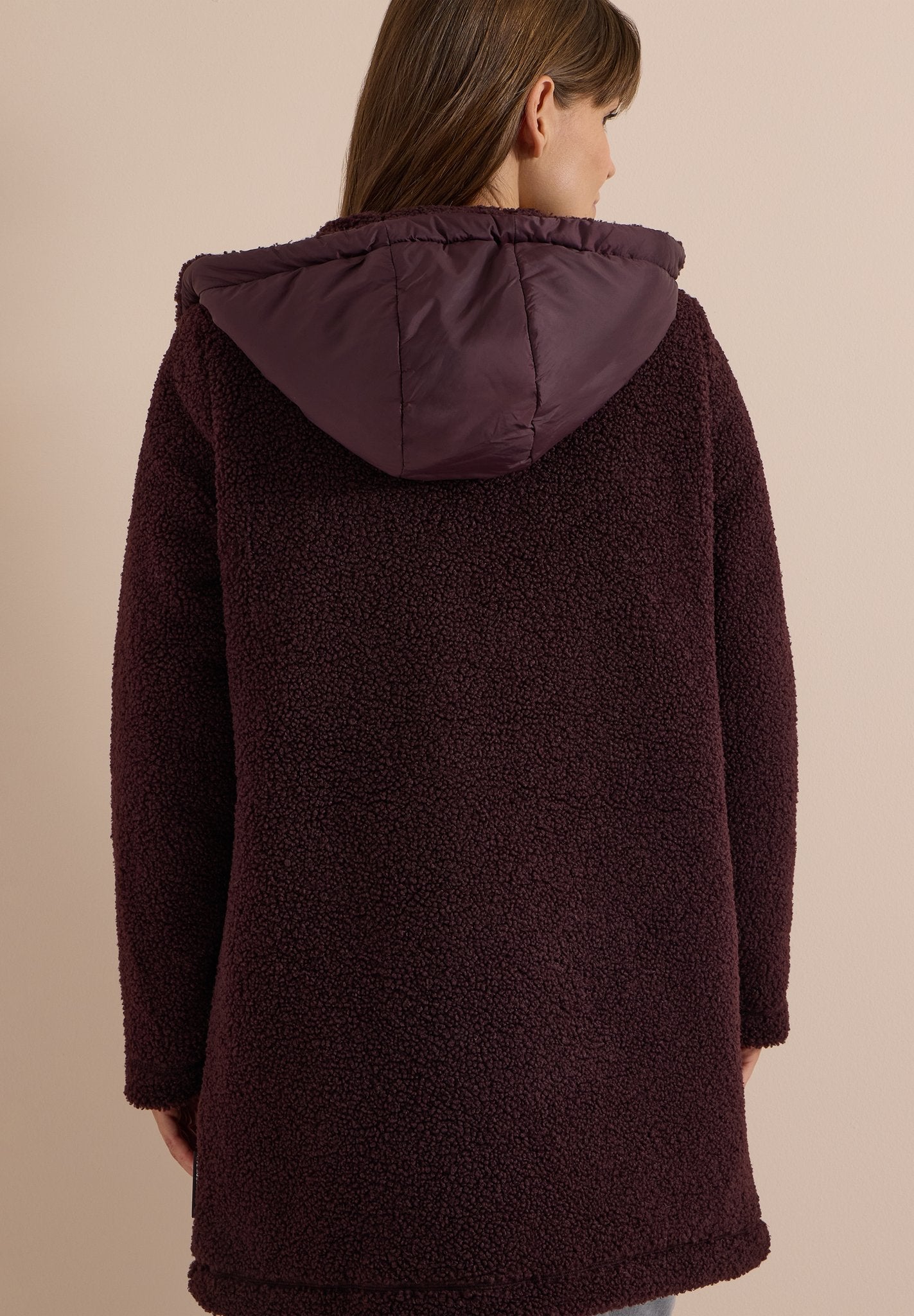 Cecil Damen Mantel Berry Red