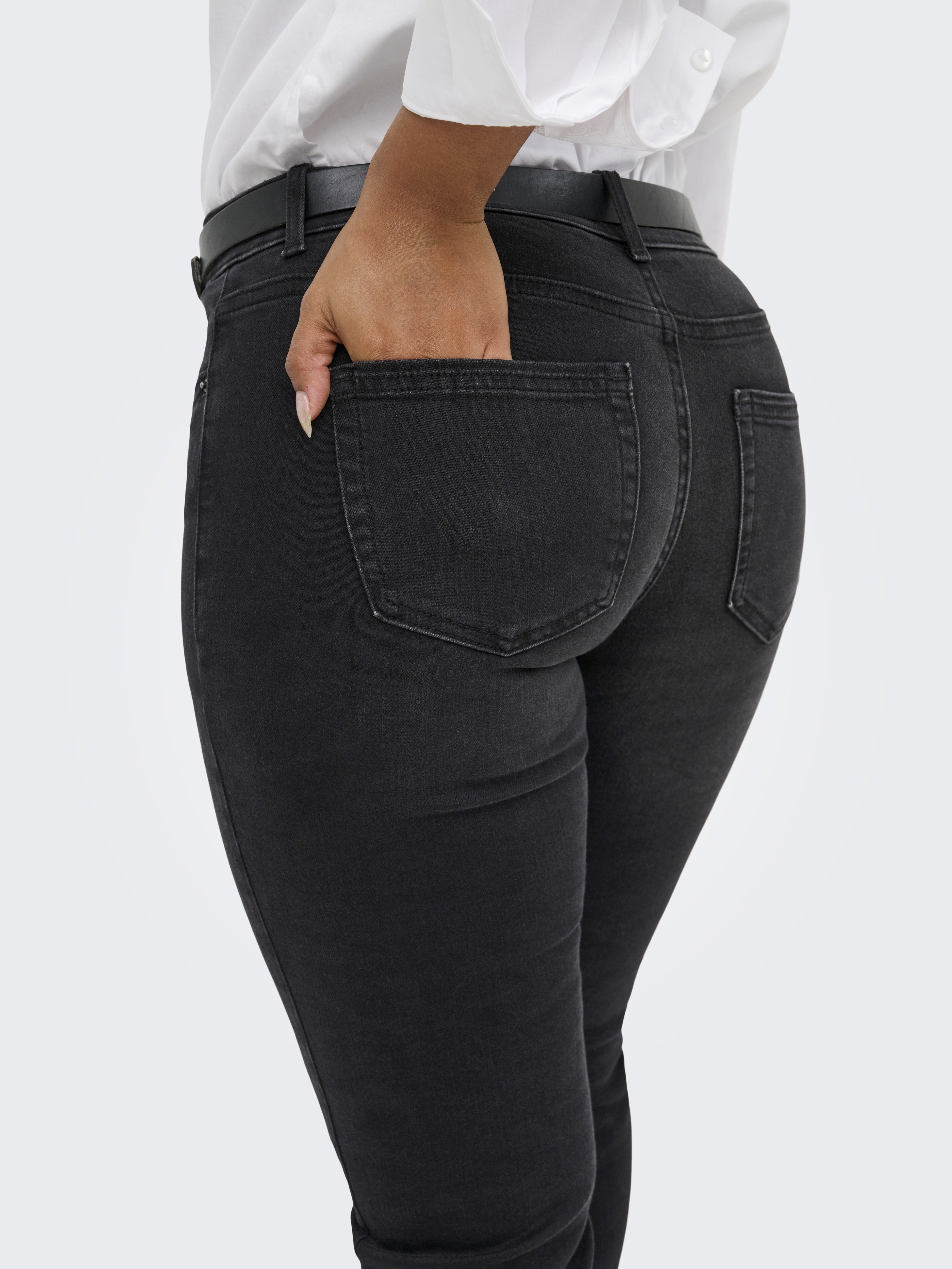 only Damen Jeans Washed Black