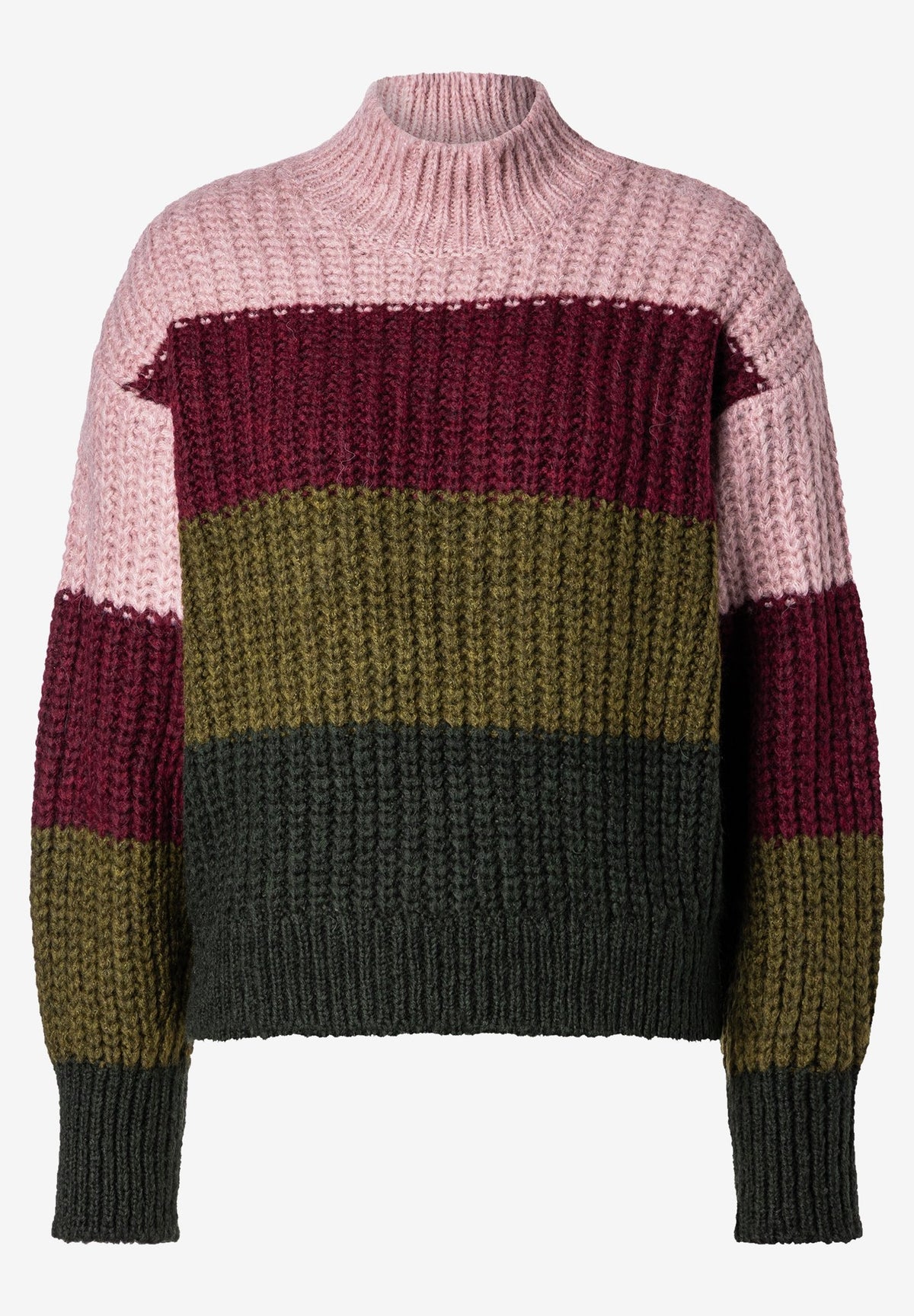 More & More Damen Pullover Block Stri