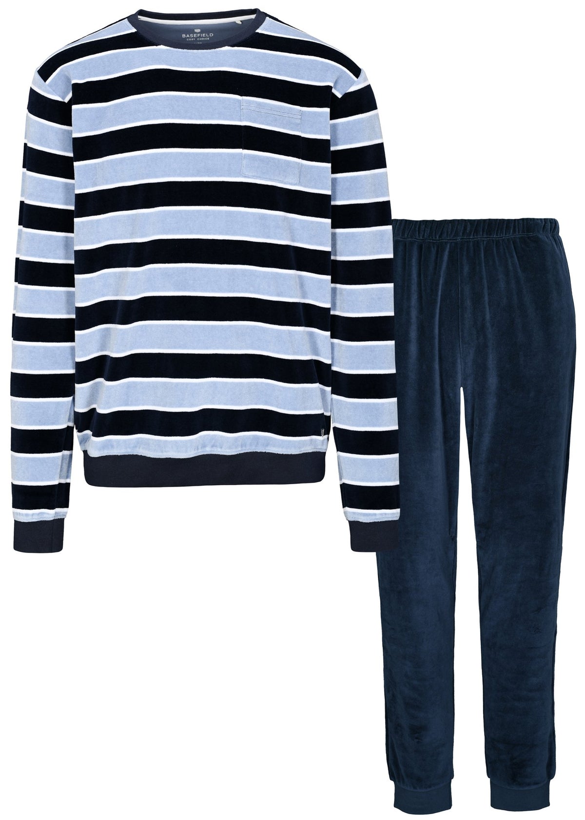 Katag Schlafanzug Denim Stripe