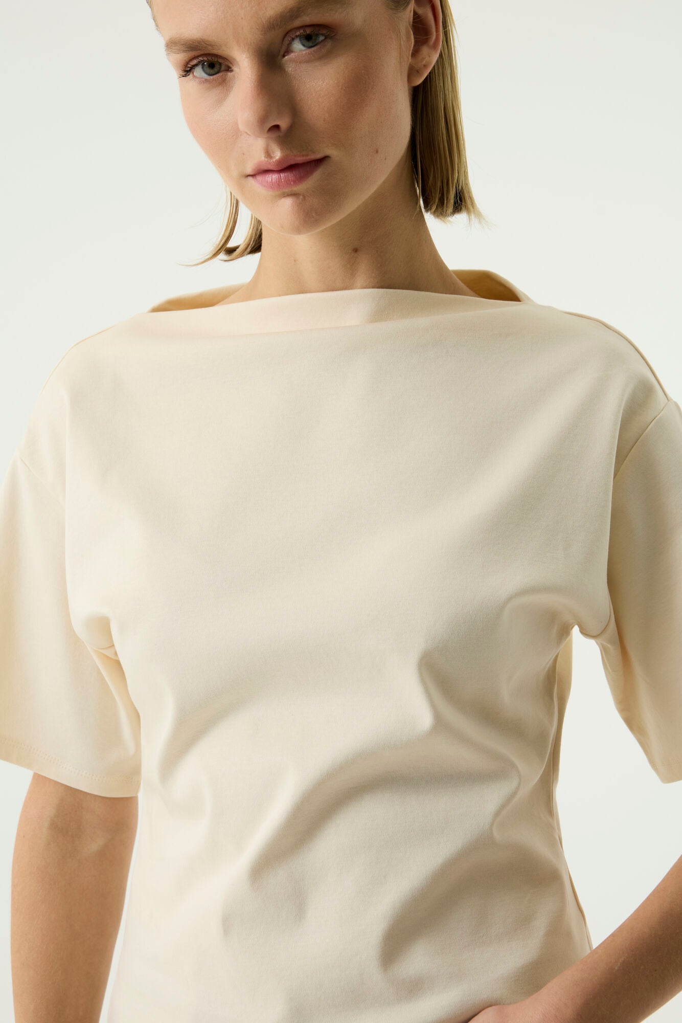 Garcia Damen T-Shirts Whitecap