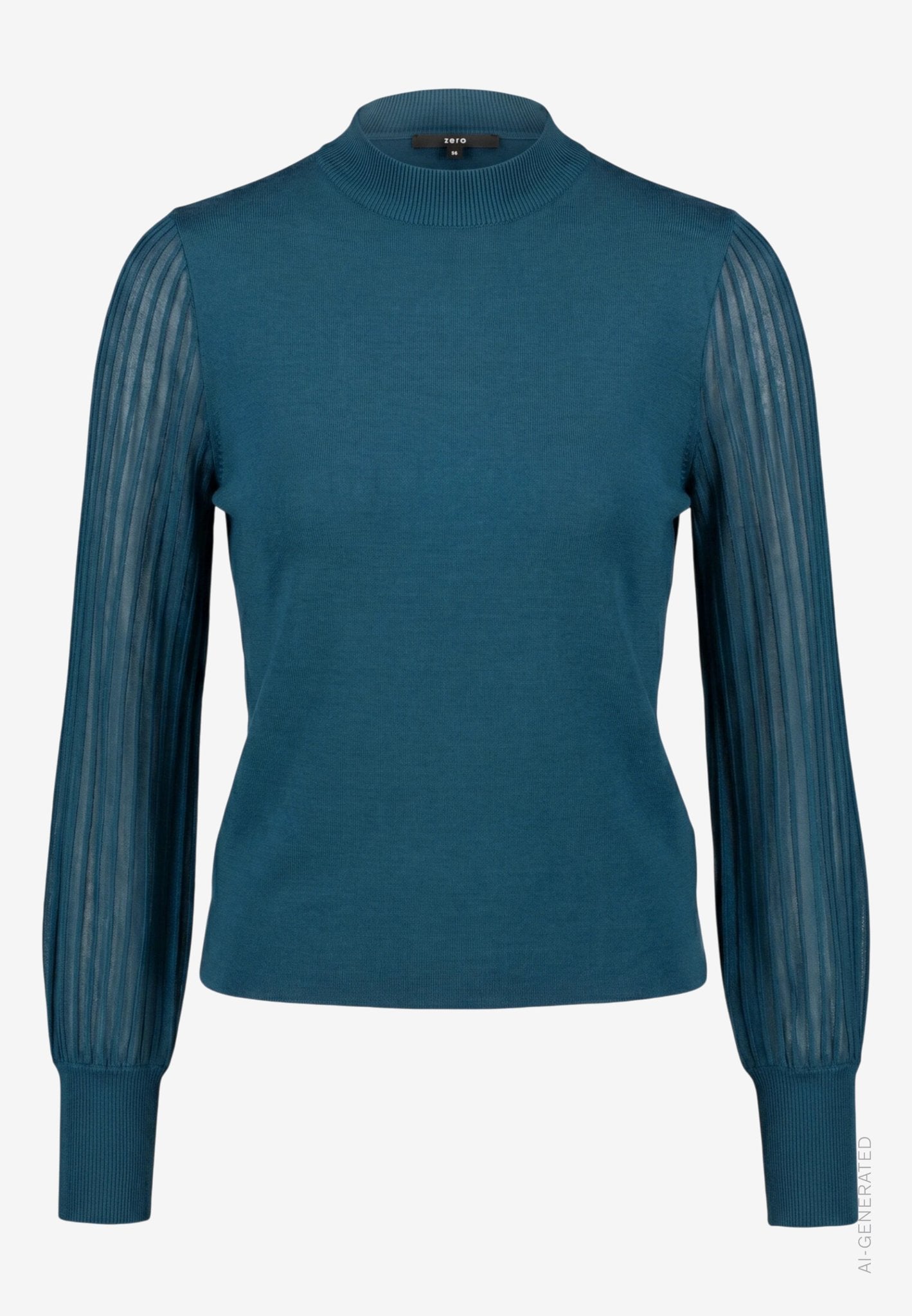 Zero Damen Pullover Green Forest