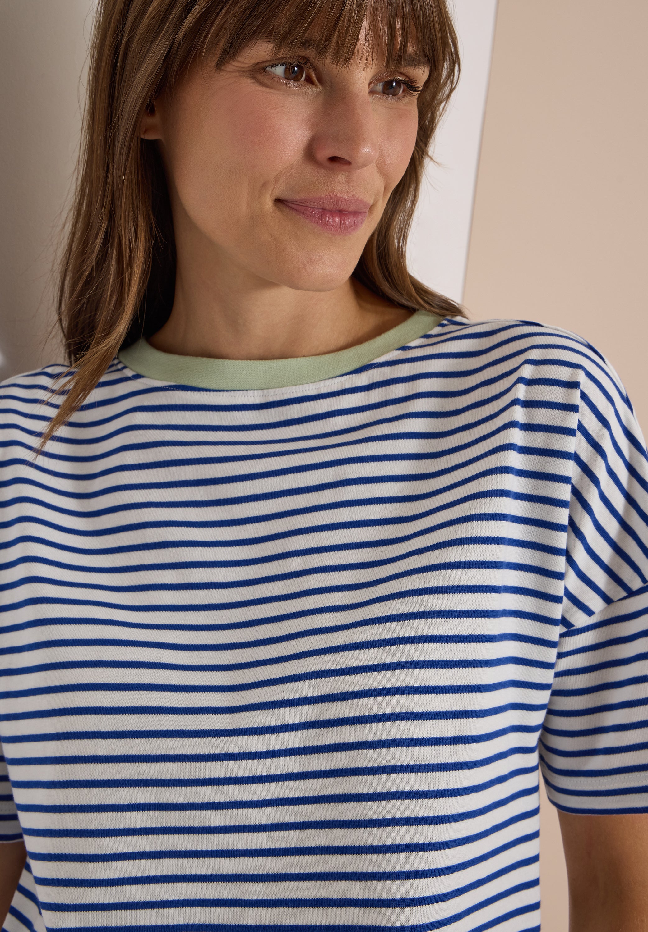 Cecil Damen T-Shirts Deep Rive