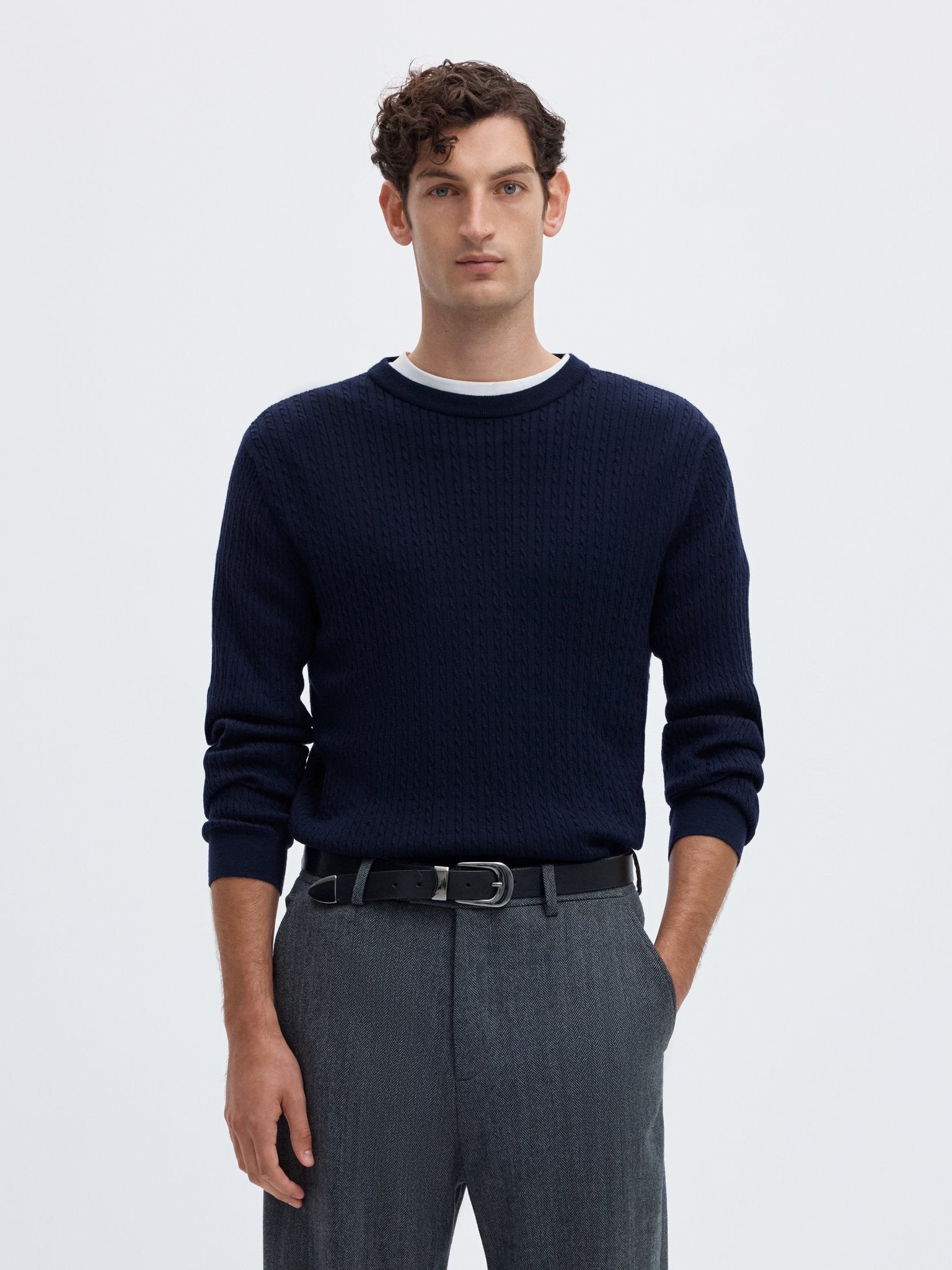 Selected homme Herren Pullover Navy Bla
