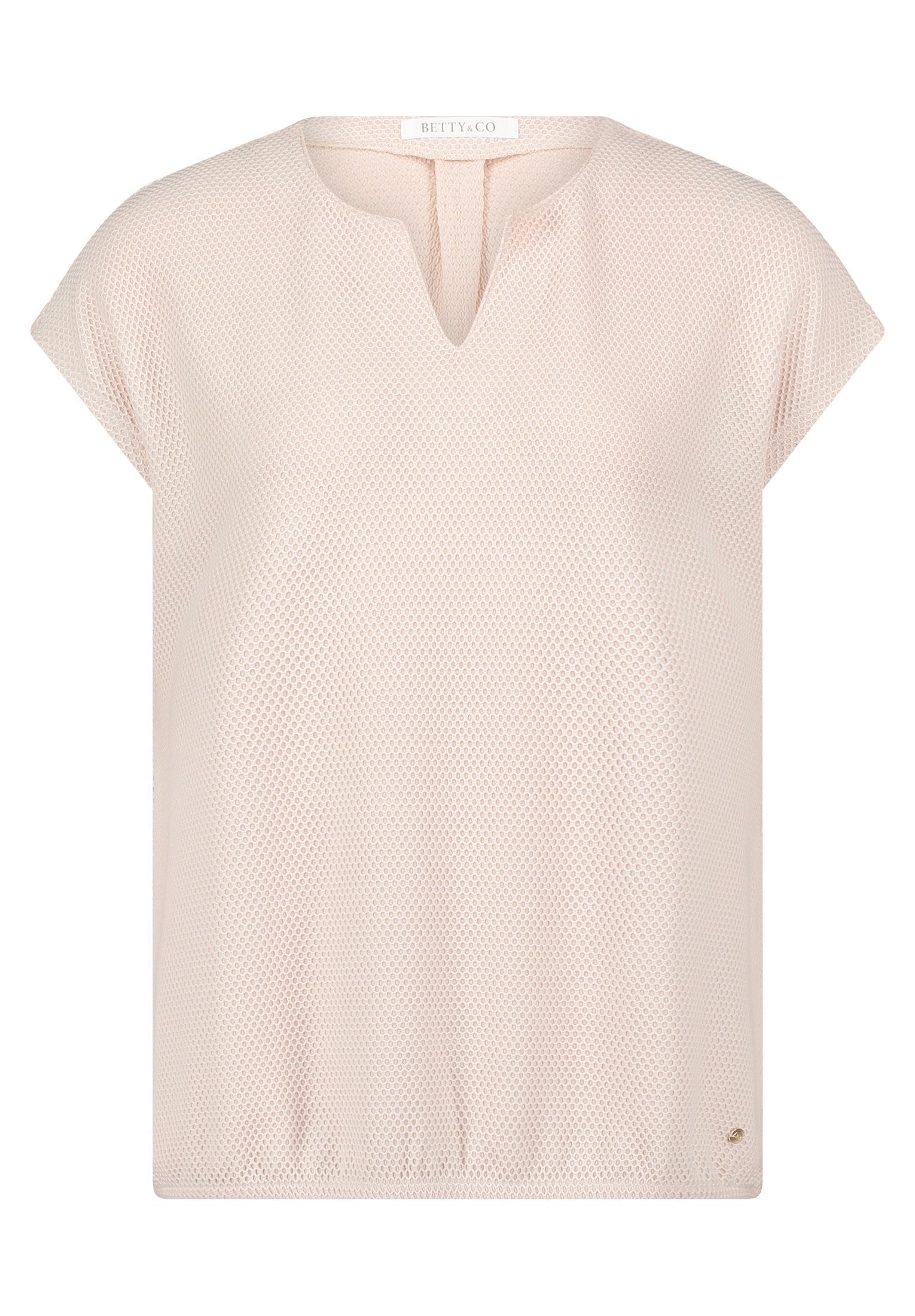 Betty & Co Damen T-Shirts Nature/Cream