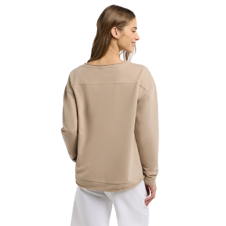 Elbsand Damen Sweatshirts Camel