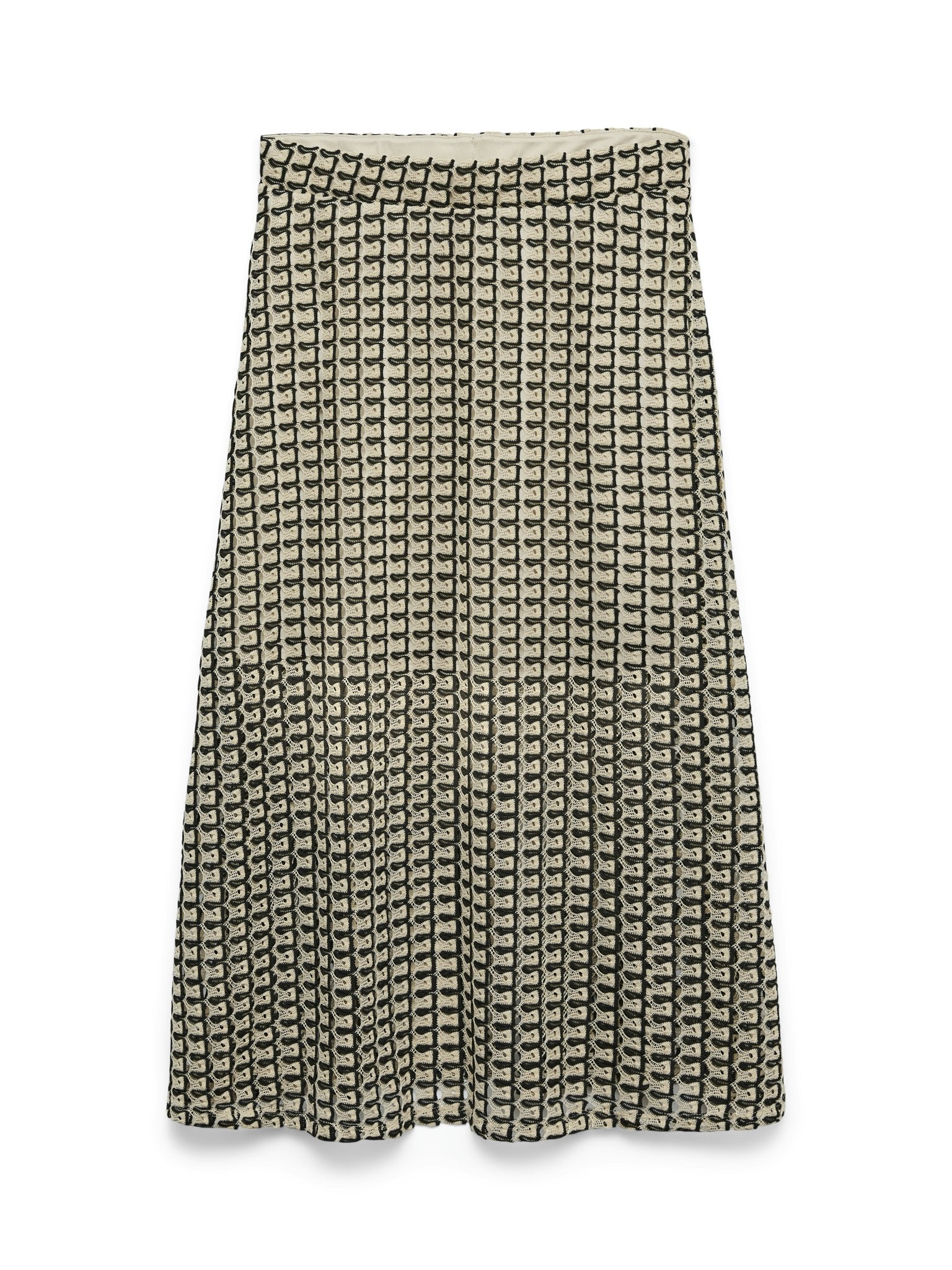 Vero Moda Damen Rock Oatmeal/Black