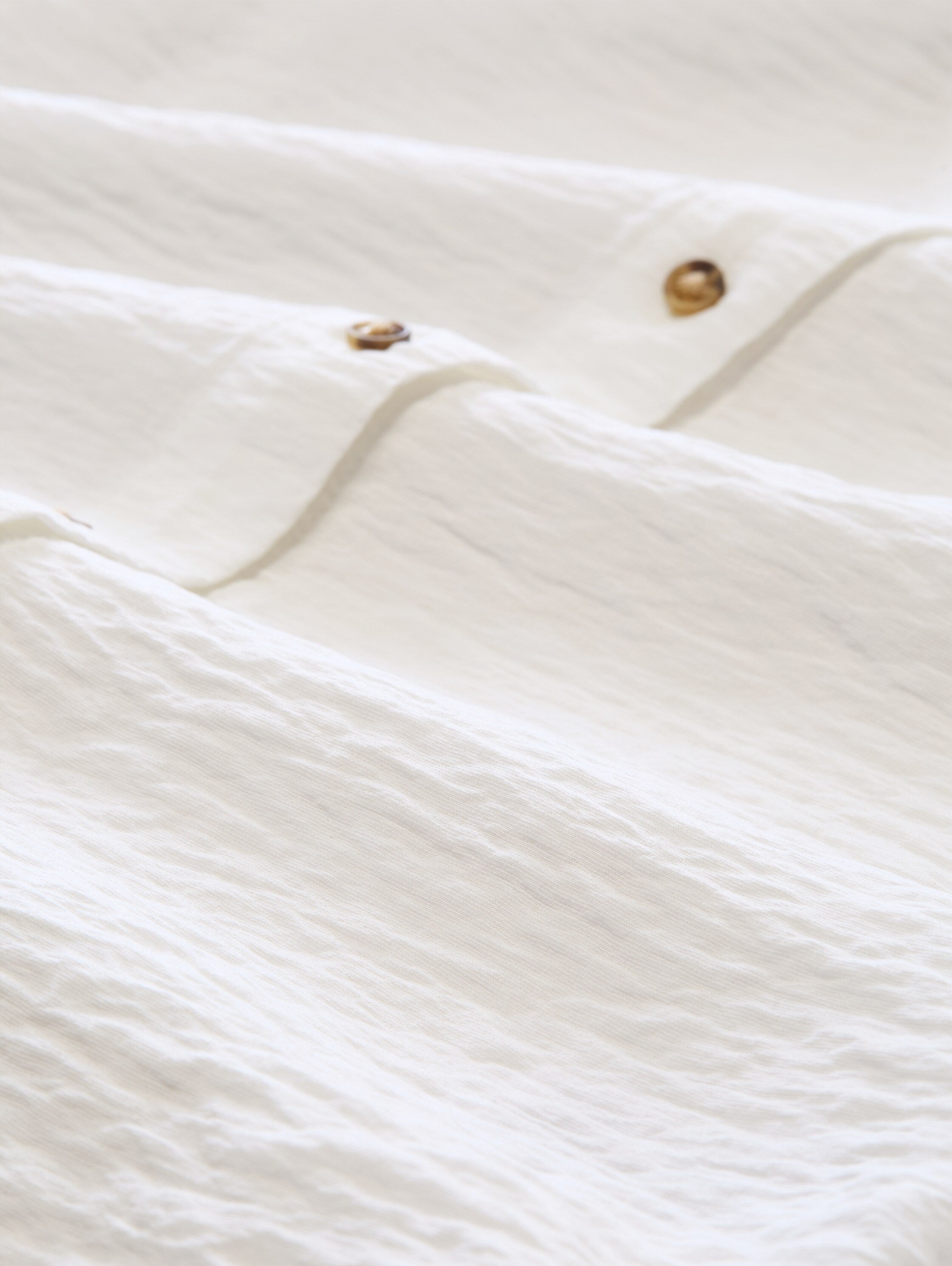 Tom Tailor Damen Blusen kurz Whisper White