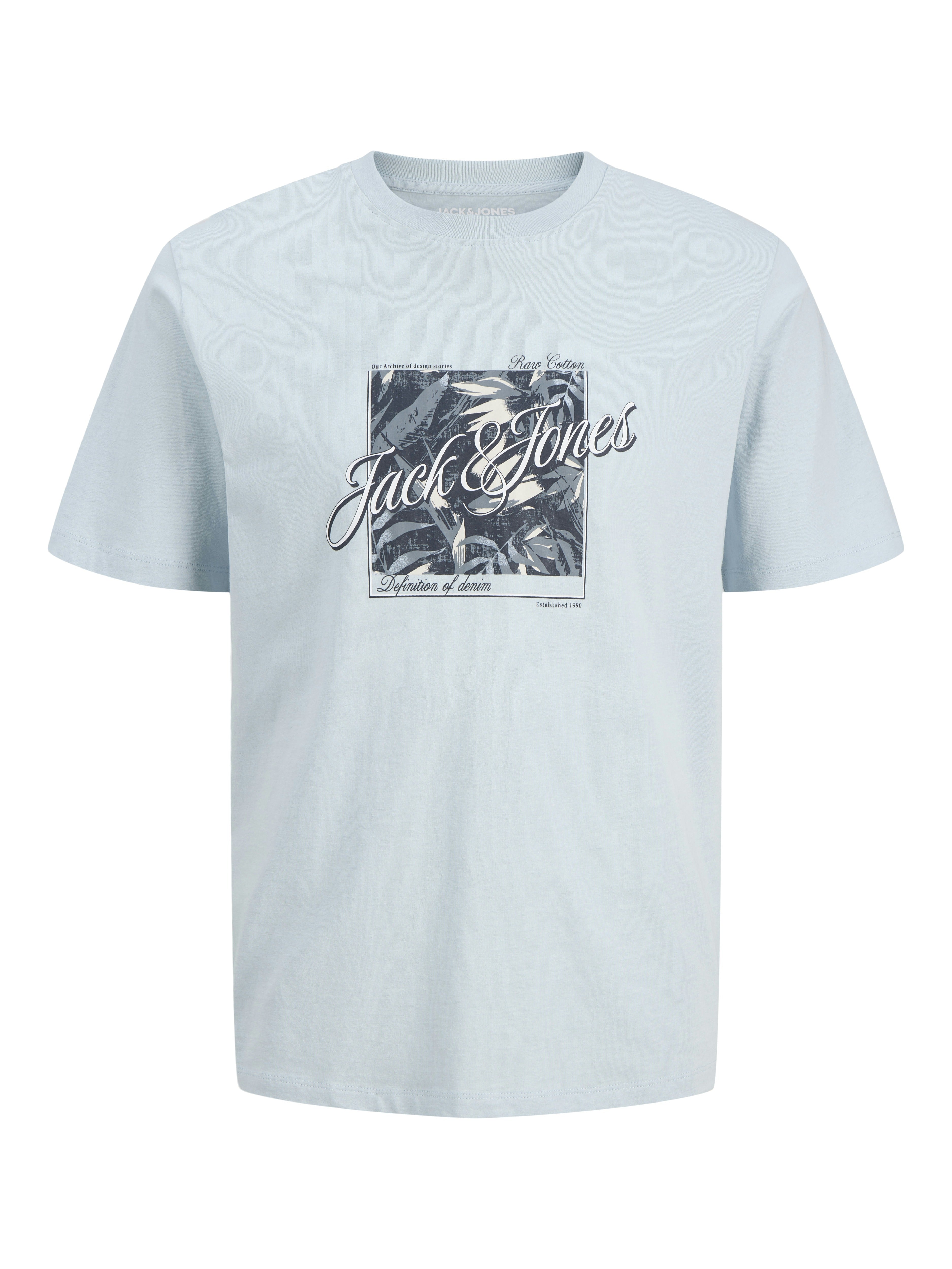 Jack & Jones Herren T-Shirts kurz Celestial Blue