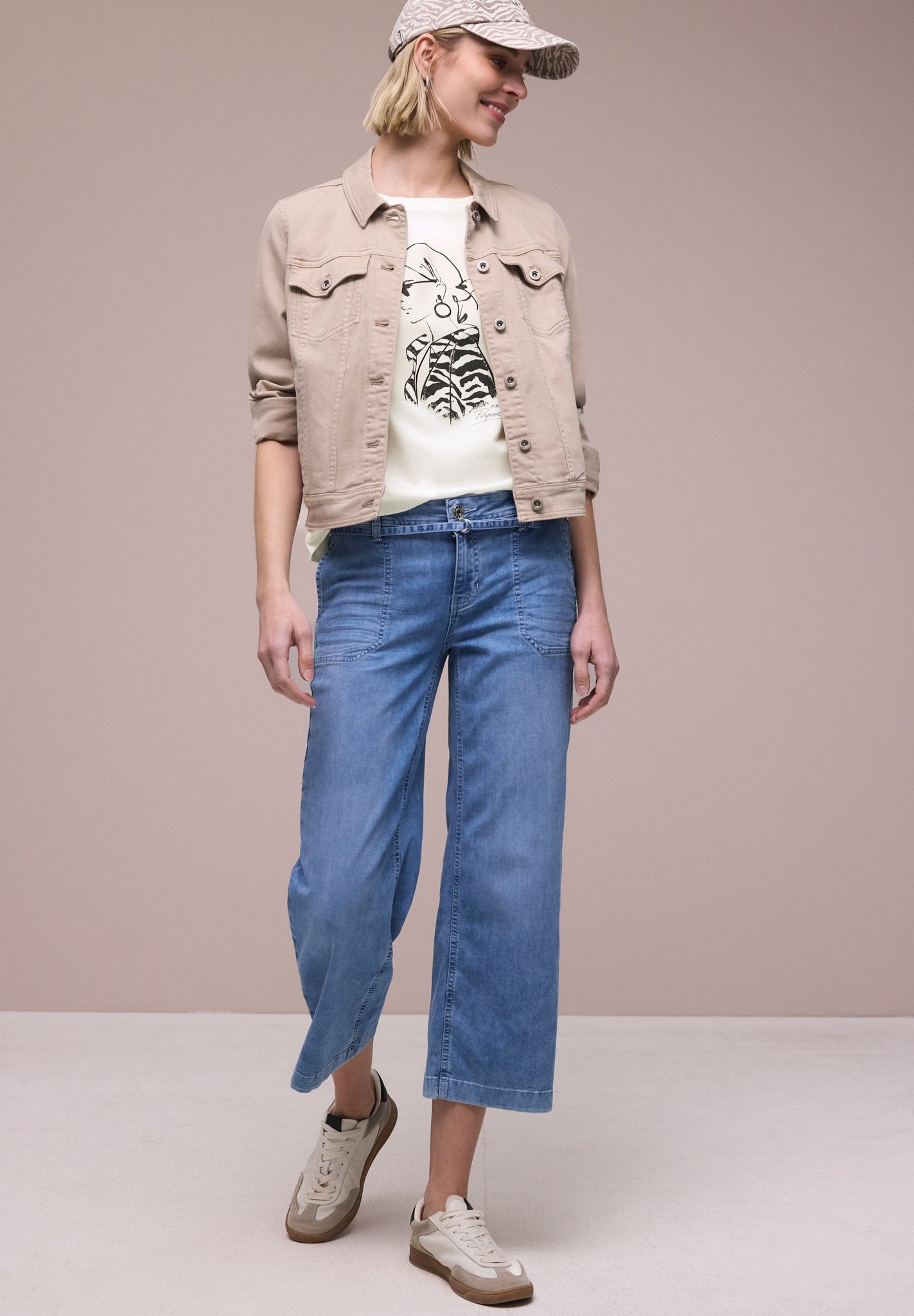 Street One Damen T-Shirts Off White