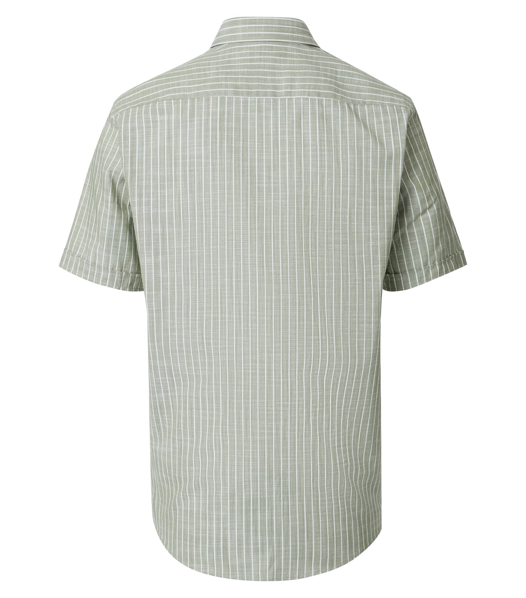 Casa Moda Herren Hemden kurz Gruen