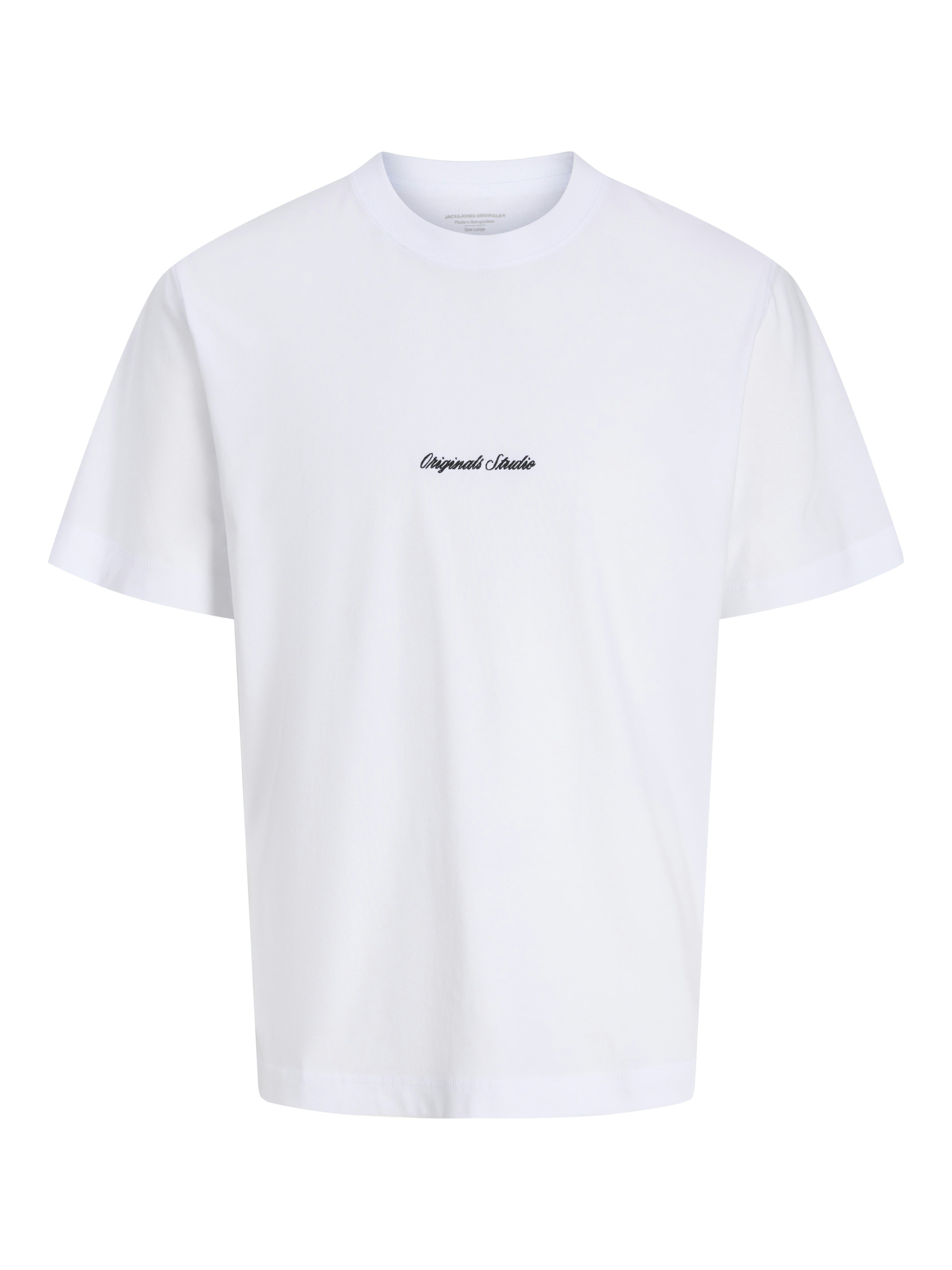 Jack & Jones Herren T-Shirts kurz Bright White