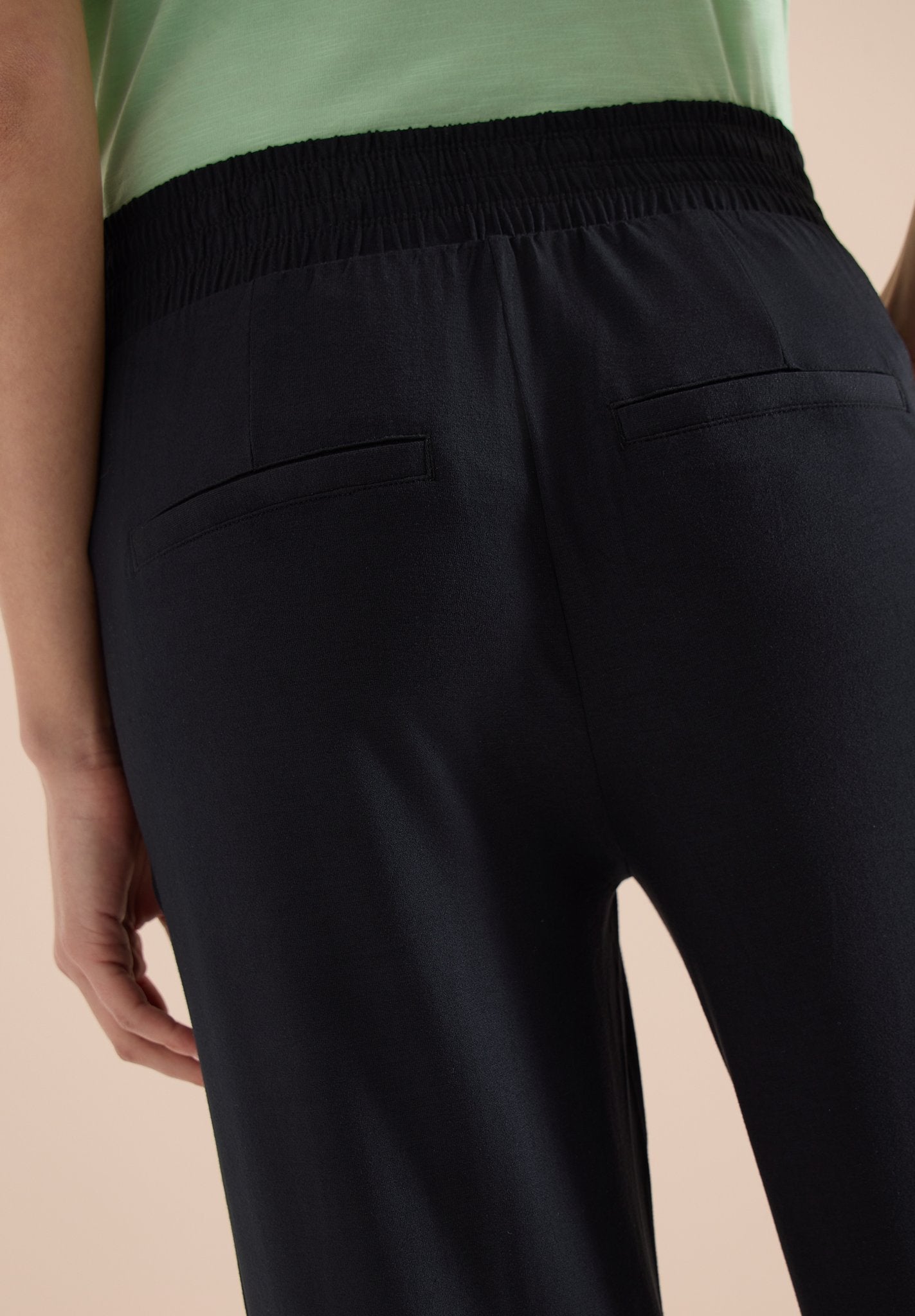 Cecil Damen Hosen Black