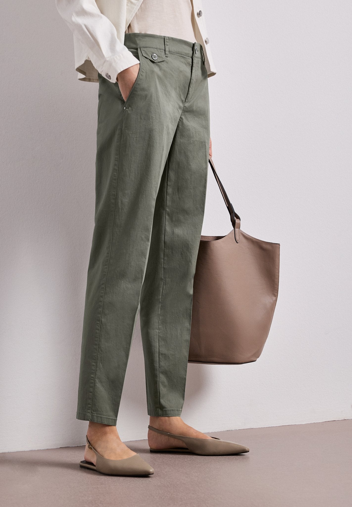 Street One Damen Hosen Dusky Gre