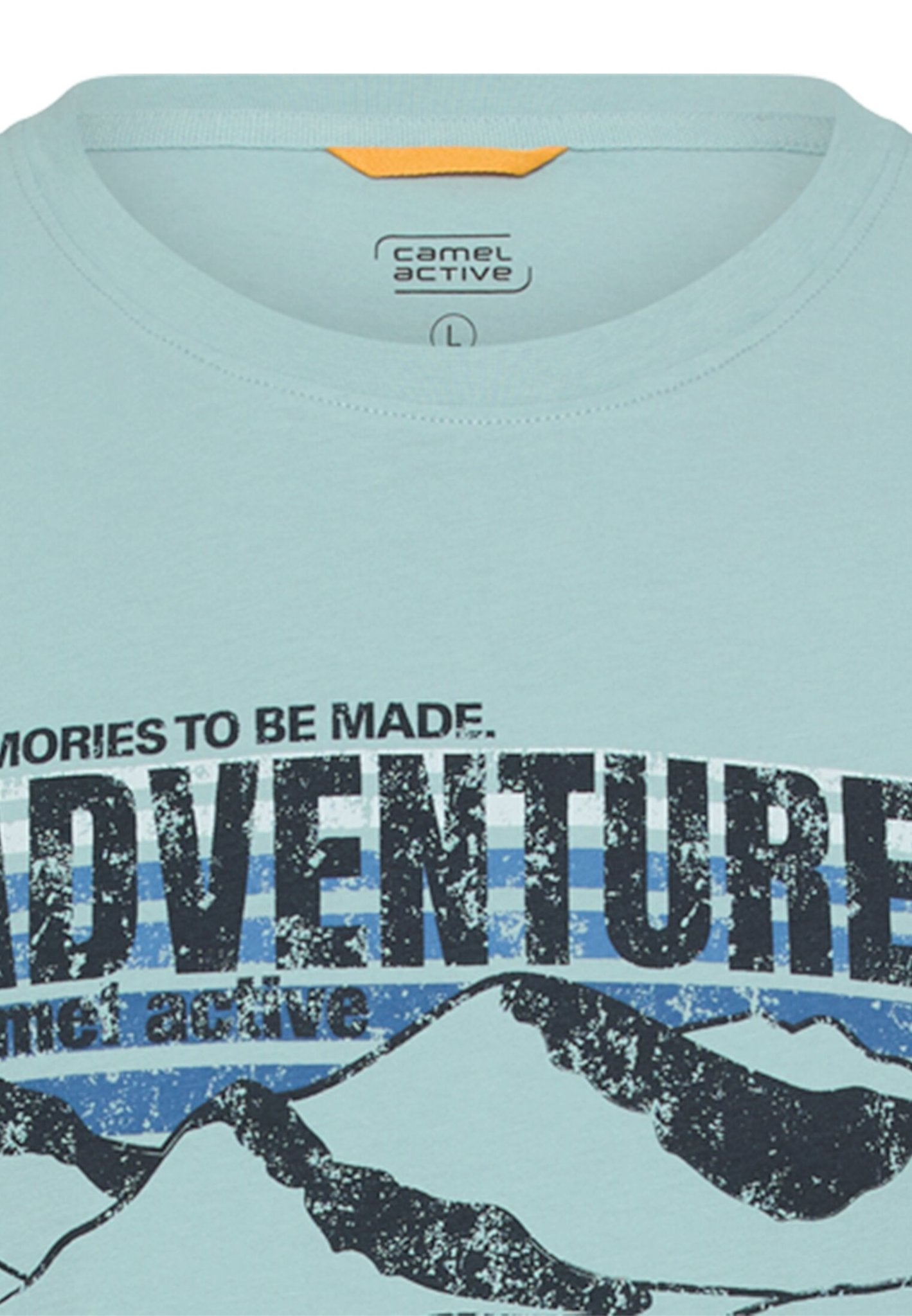 Camel active Herren T-Shirts kurz Ocean Green