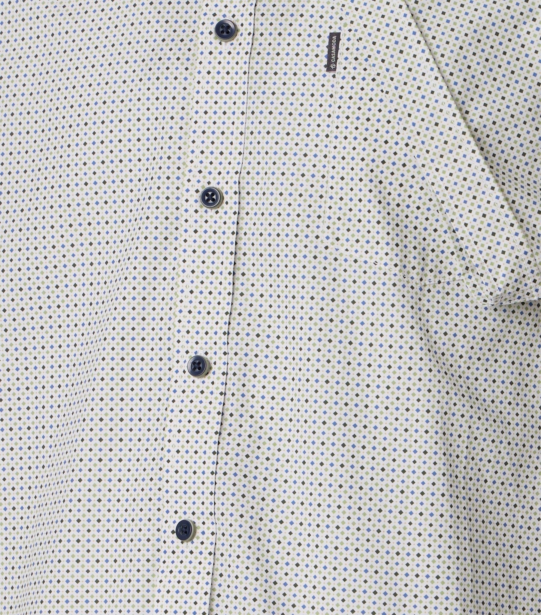 Casa Moda Herren Hemden kurz Gruen