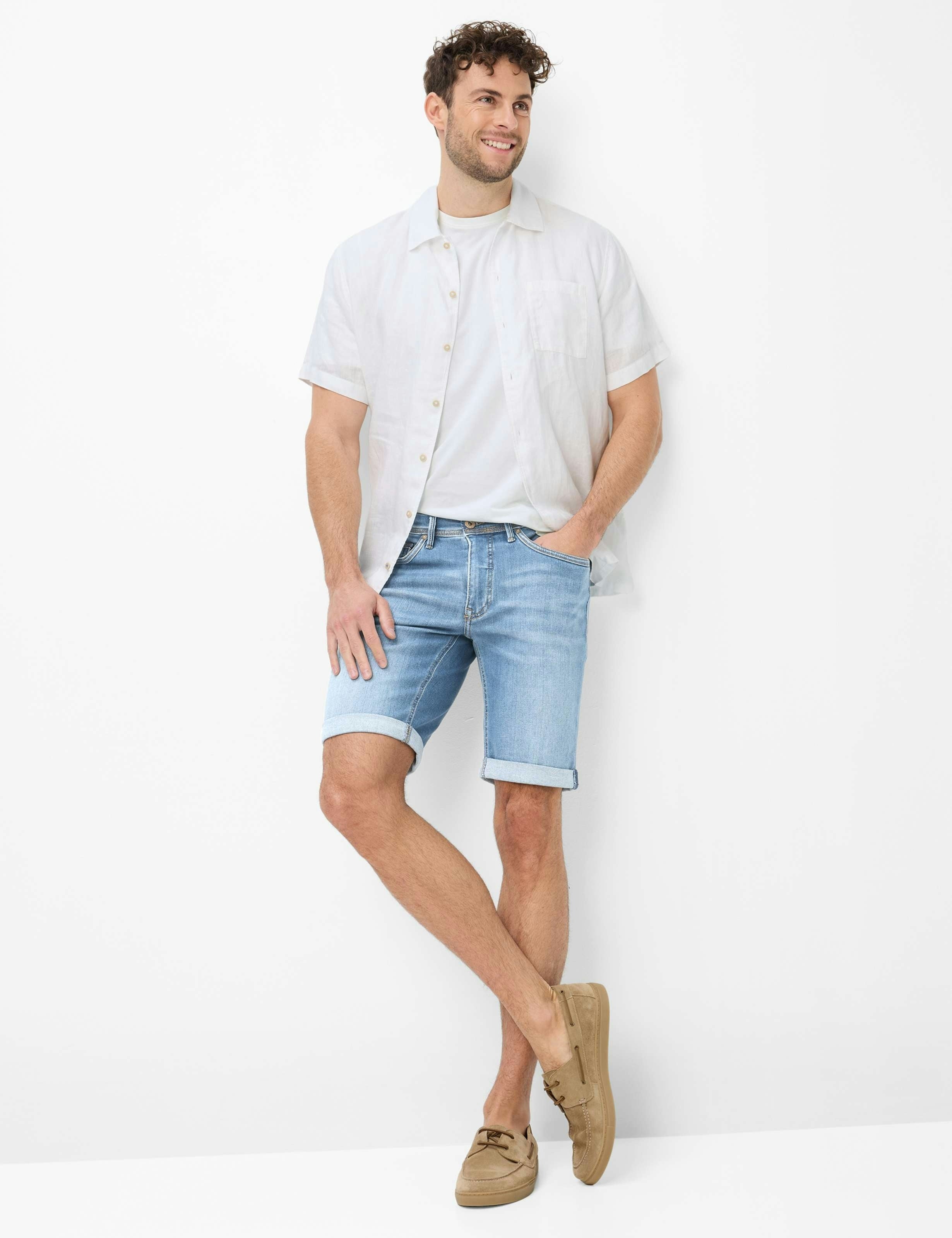Brax Herren Shorts Blue Rebel U
