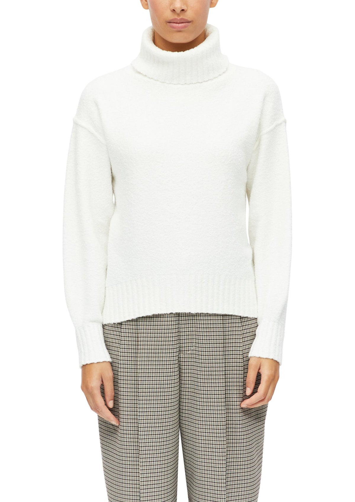S. Oliver red Damen Pullover White