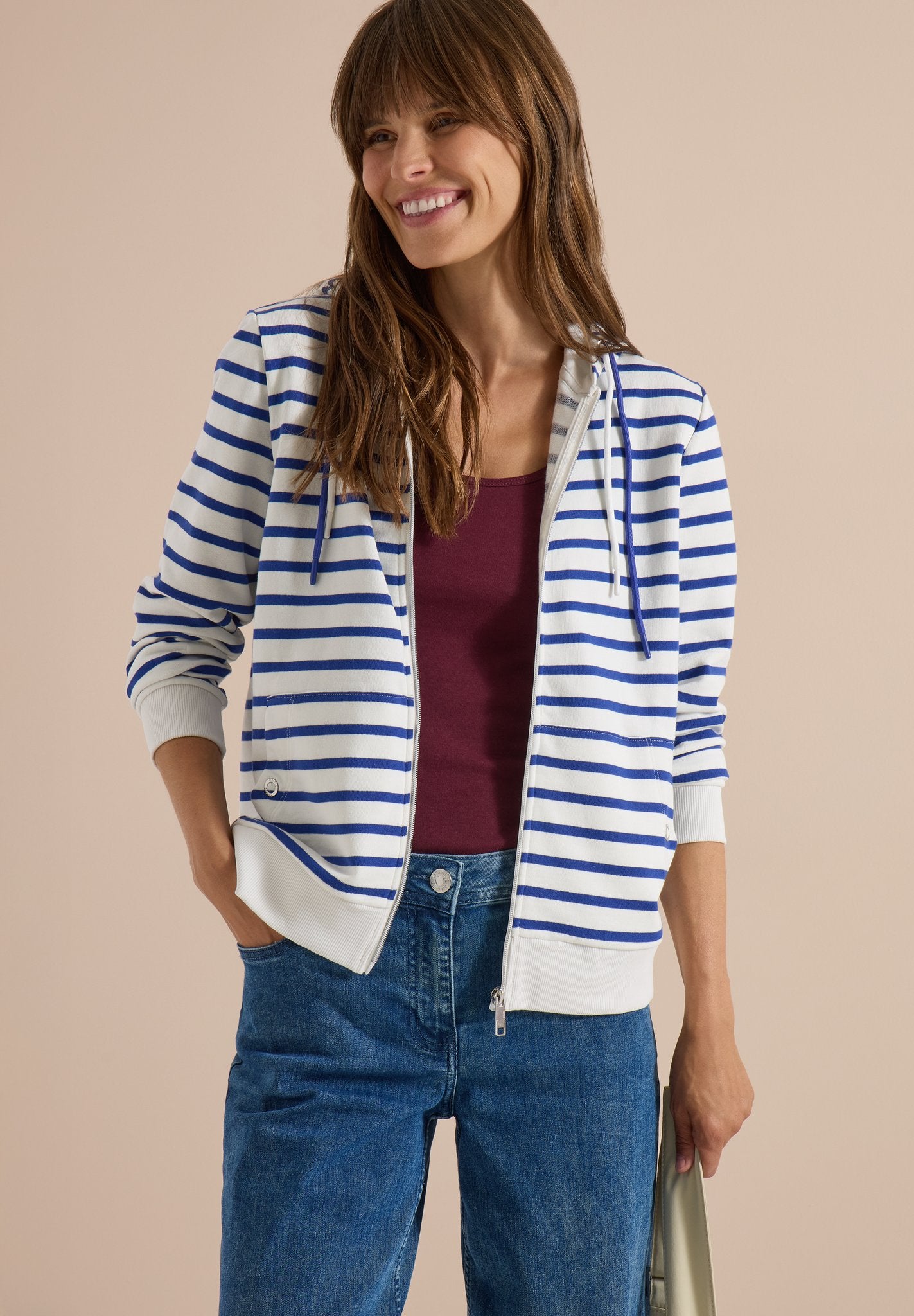 Cecil Damen T-Shirts Deep Rive