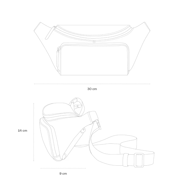 Kapten & Son Handtasche Bali Crossbody All Black